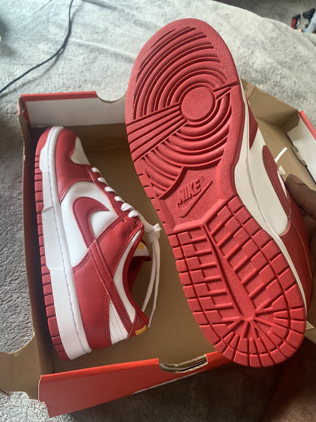 Nike Dunk Low Gym Red/White - photo 2