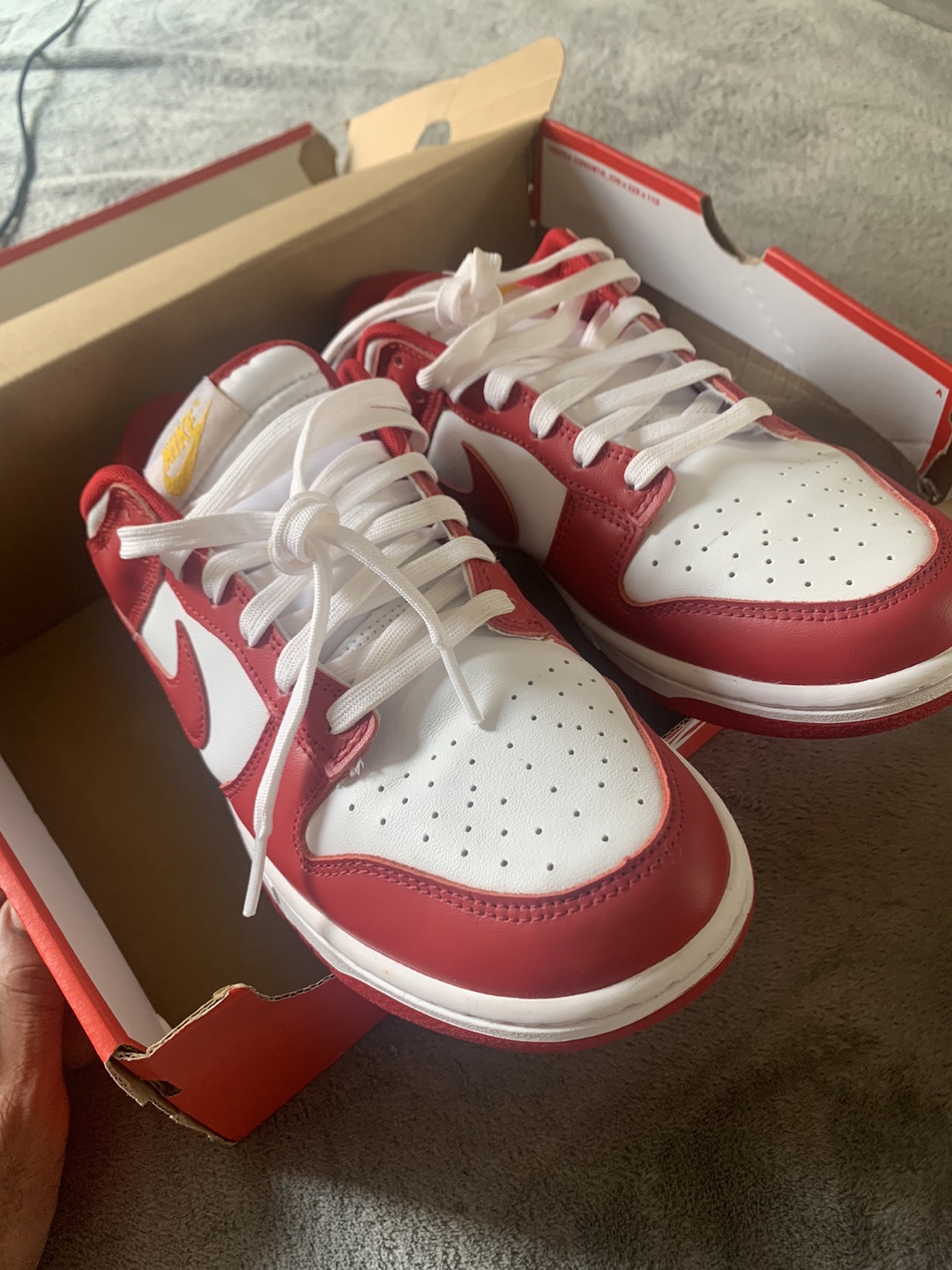 Nike Dunk Low Gym Red/White - photo 4