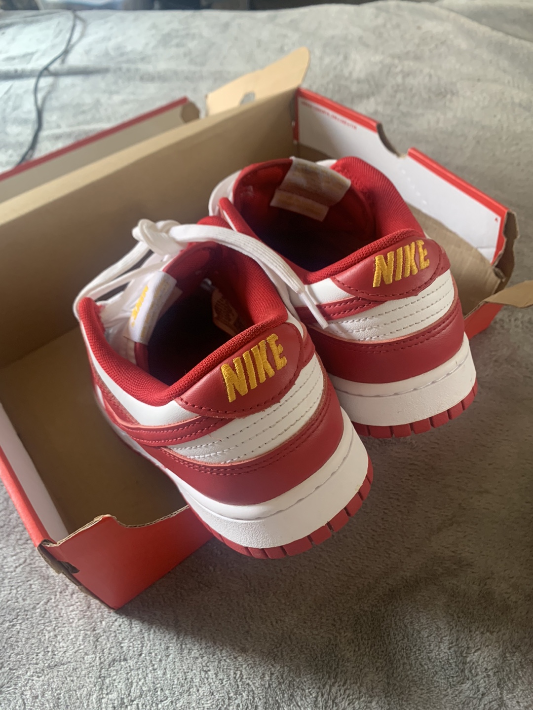 Nike Dunk Low Gym Red/White - photo 5