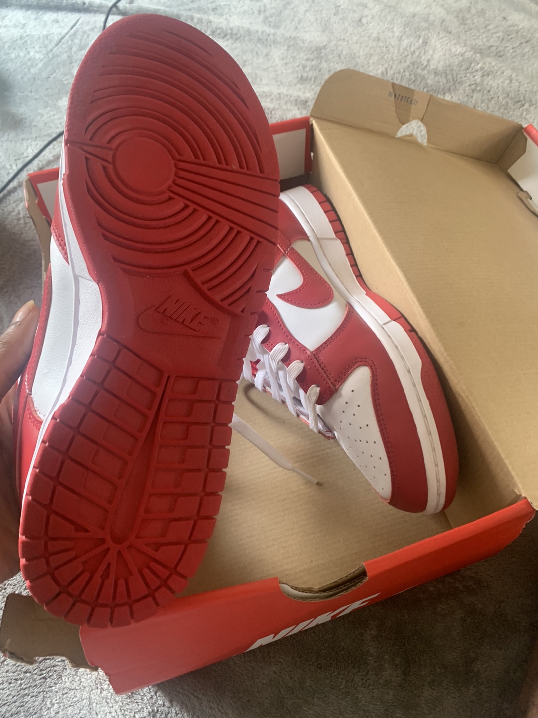 Nike Dunk Low Gym Red/White - photo 3