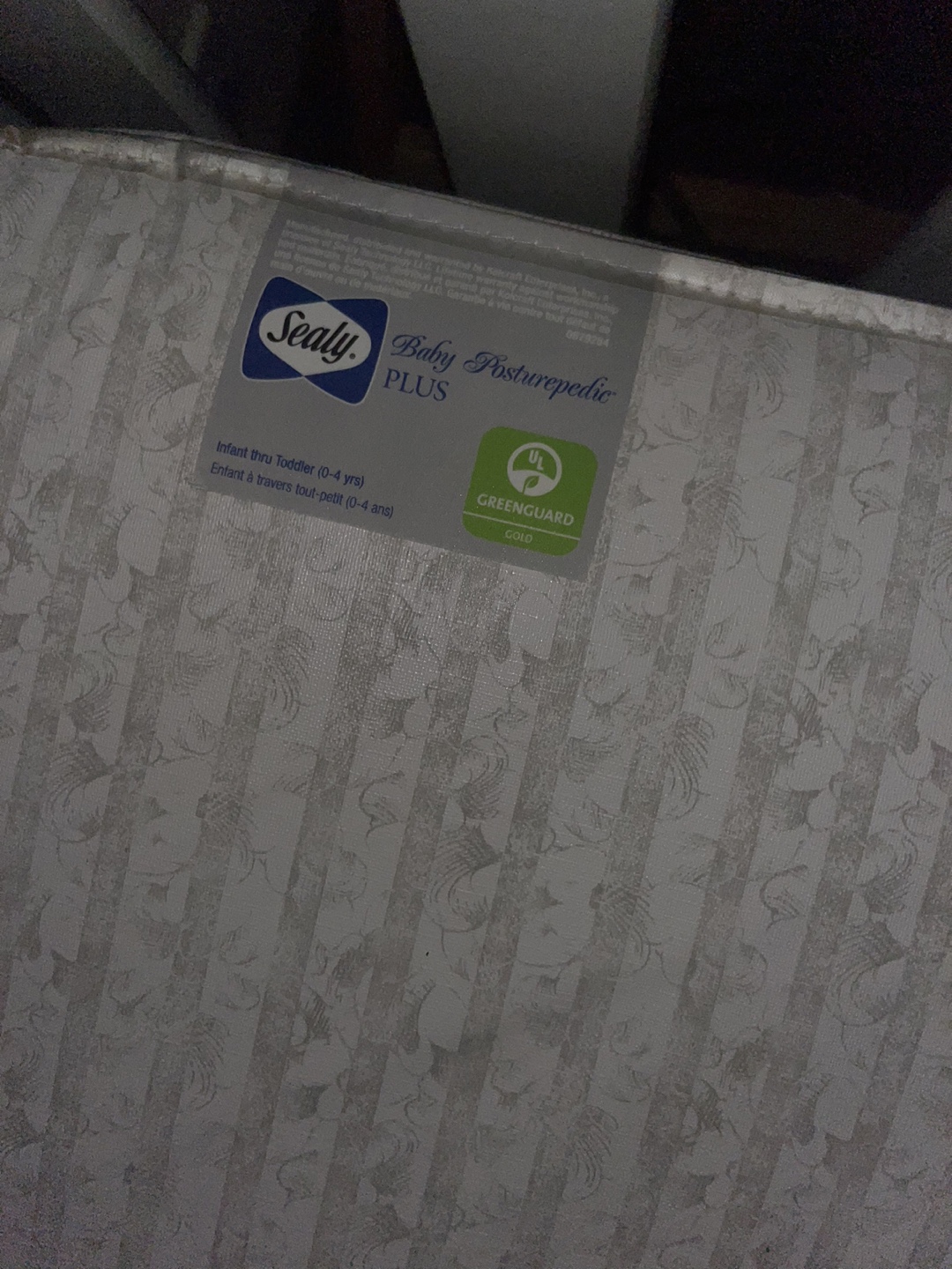 Sealy Baby Posturepedic Grow Mattress & Graco Jordan Crib