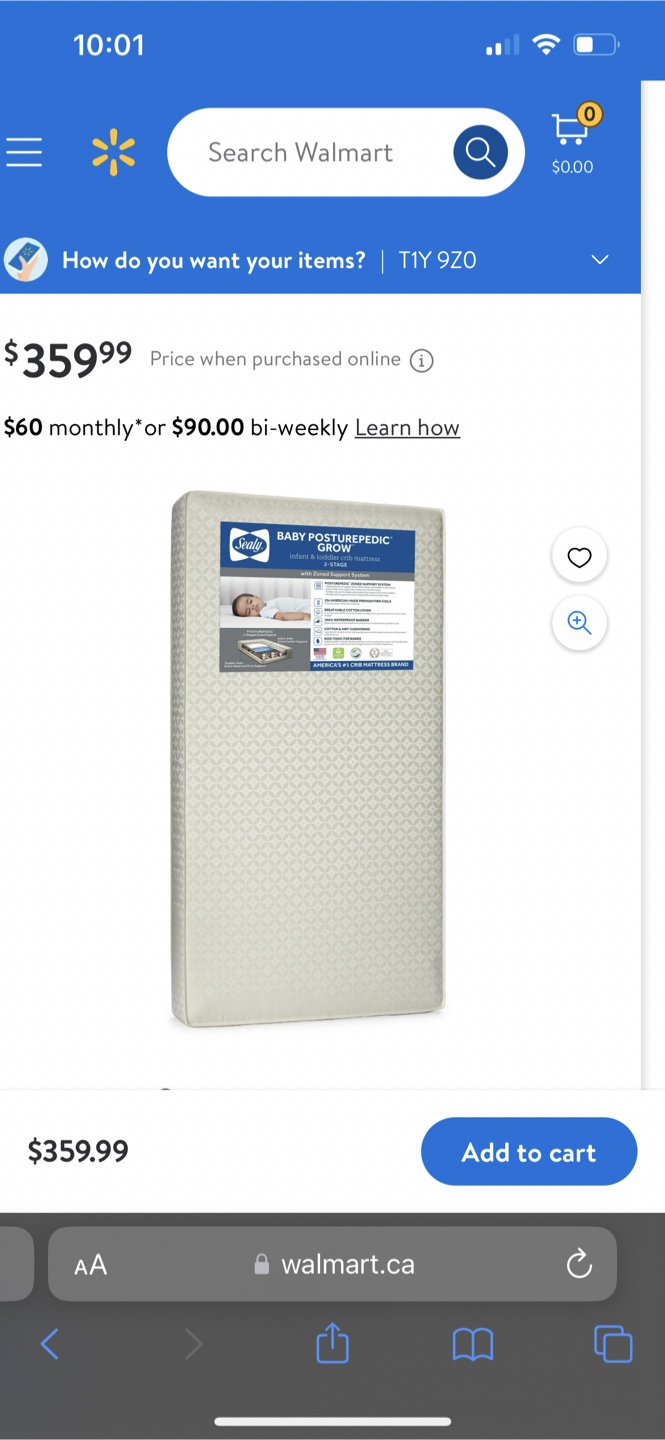 Sealy Baby Posturepedic Grow Mattress & Graco Jordan Crib - photo 2