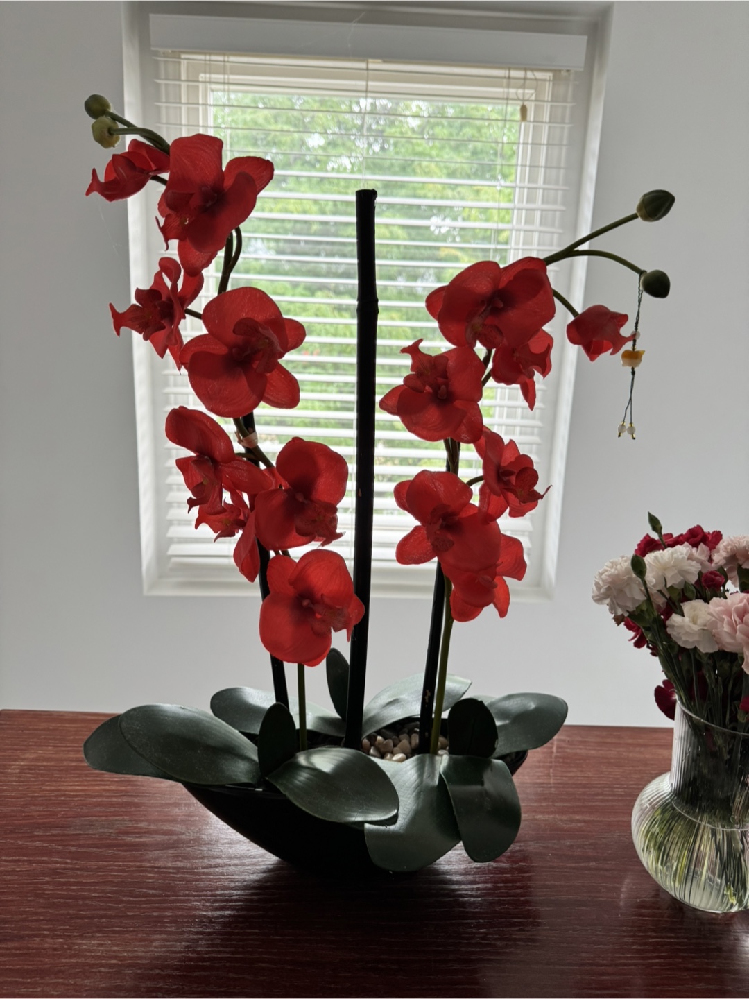 Red Artificial Orchid