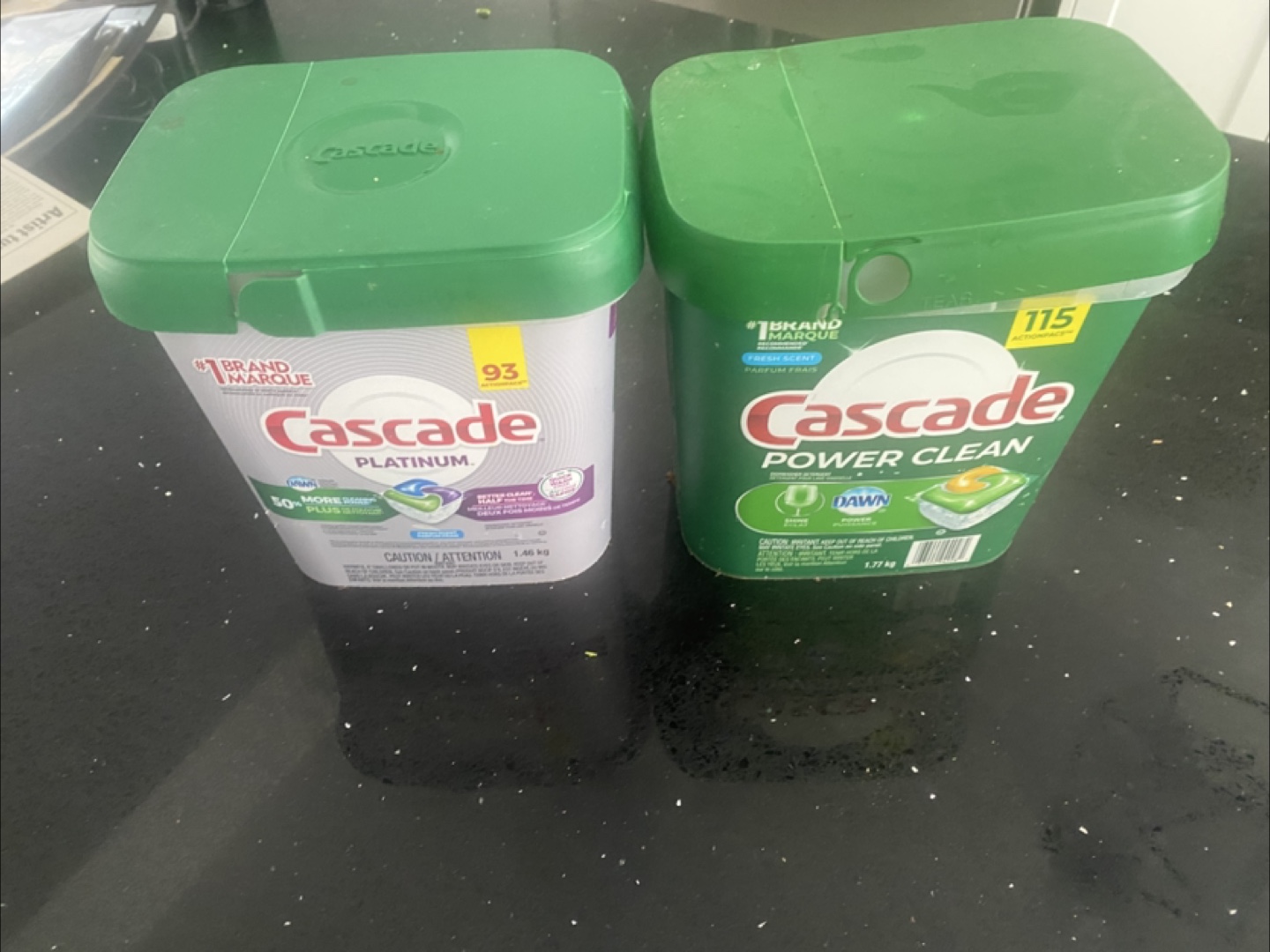 Cascade Platinum Plus Dishwasher Pods