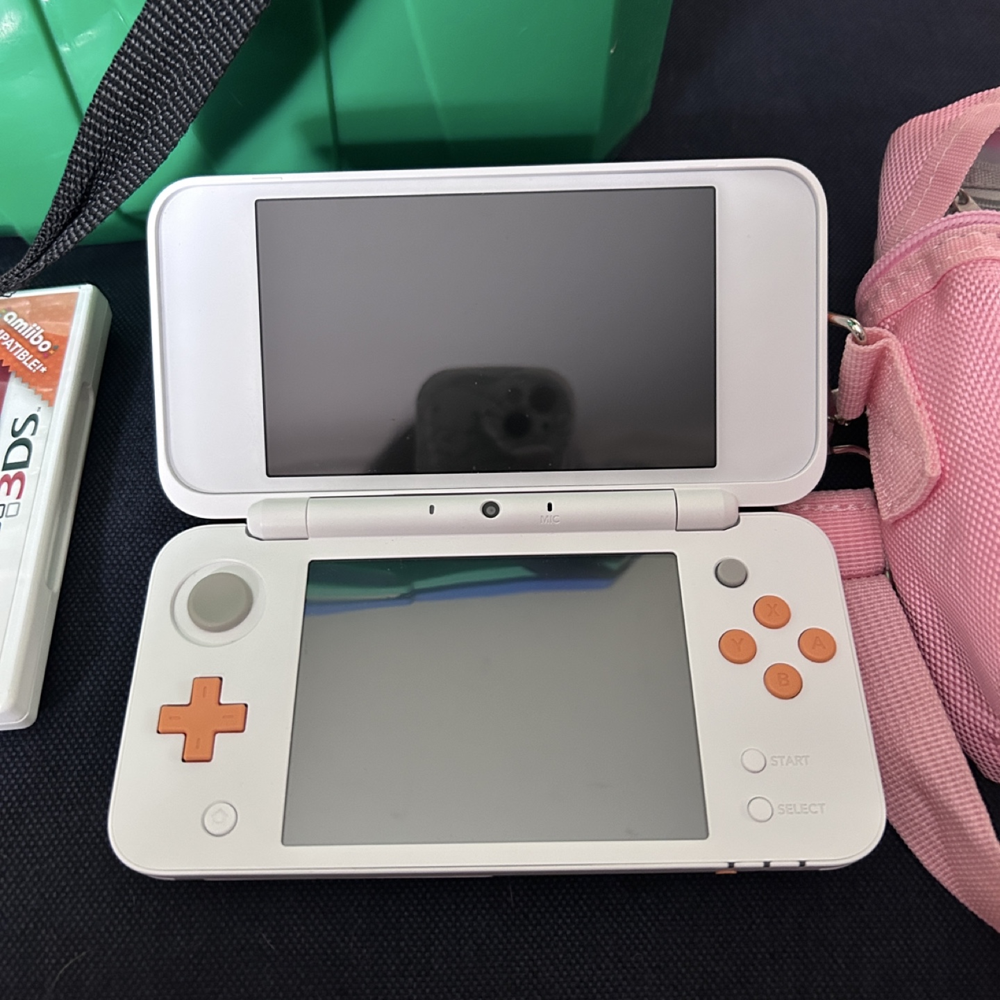 Nintendo 2DS XL White & Orange Console