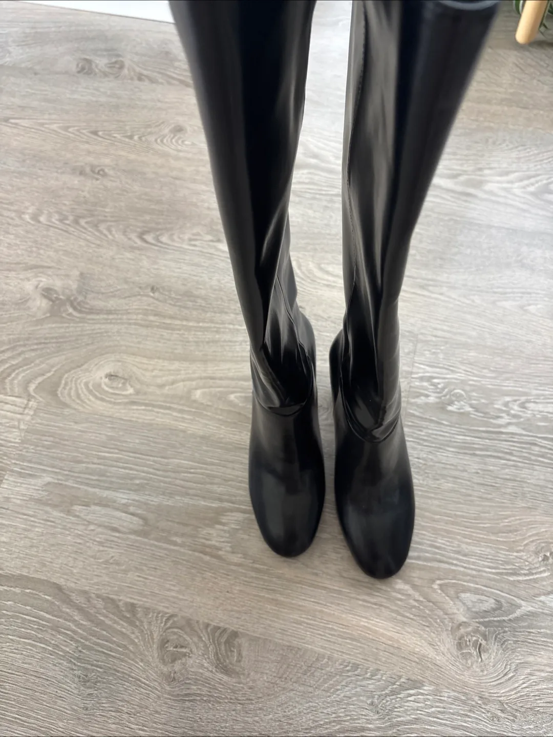 H&M Black Knee High Boots - Size 38 image indicator(3)