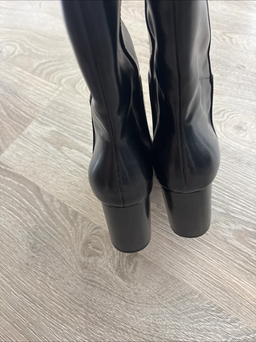 H&M Black Knee High Boots - Size 38 image indicator(4)