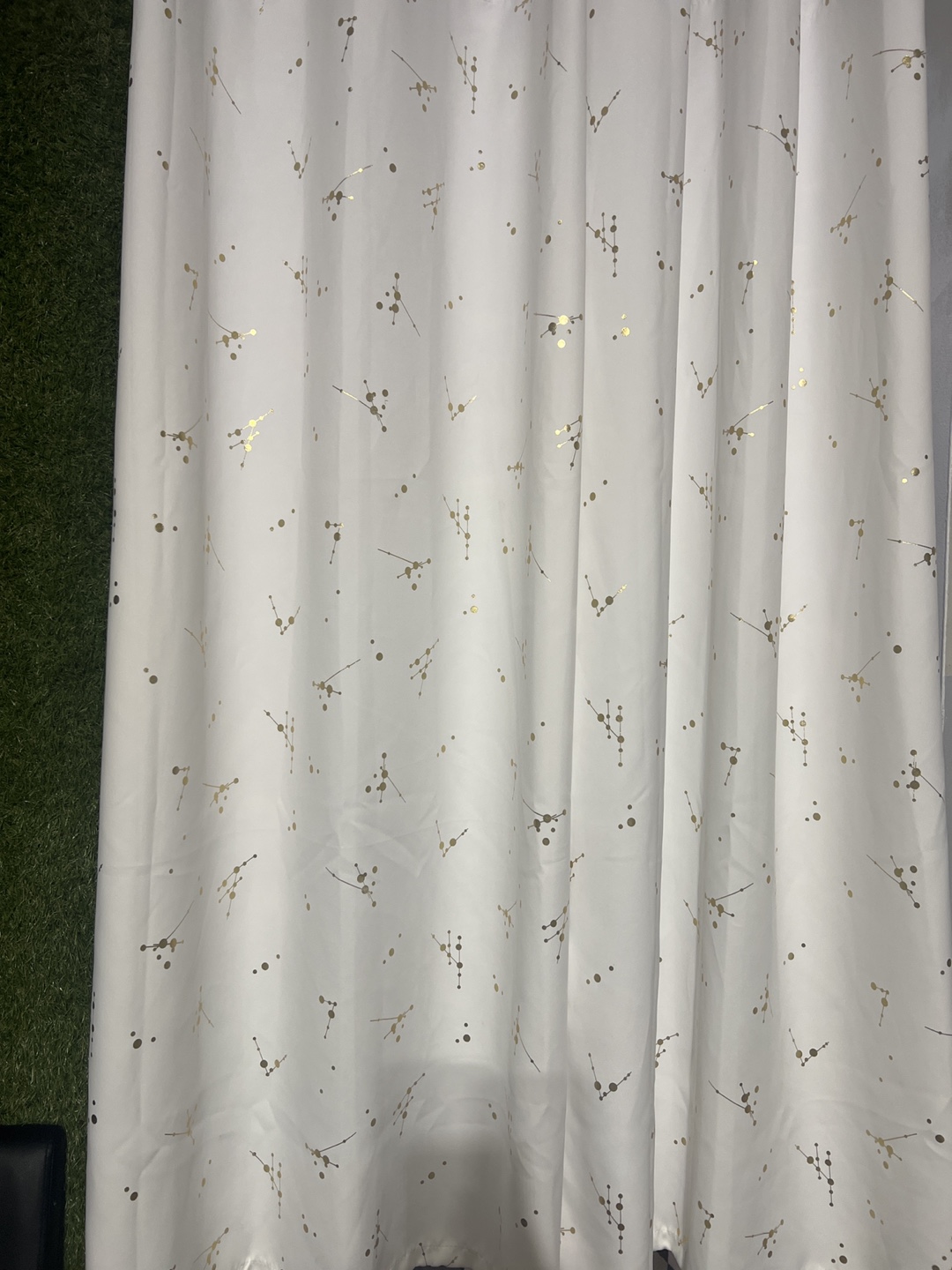 Deconovo White & Gold Constellation Curtain Panel - photo 5