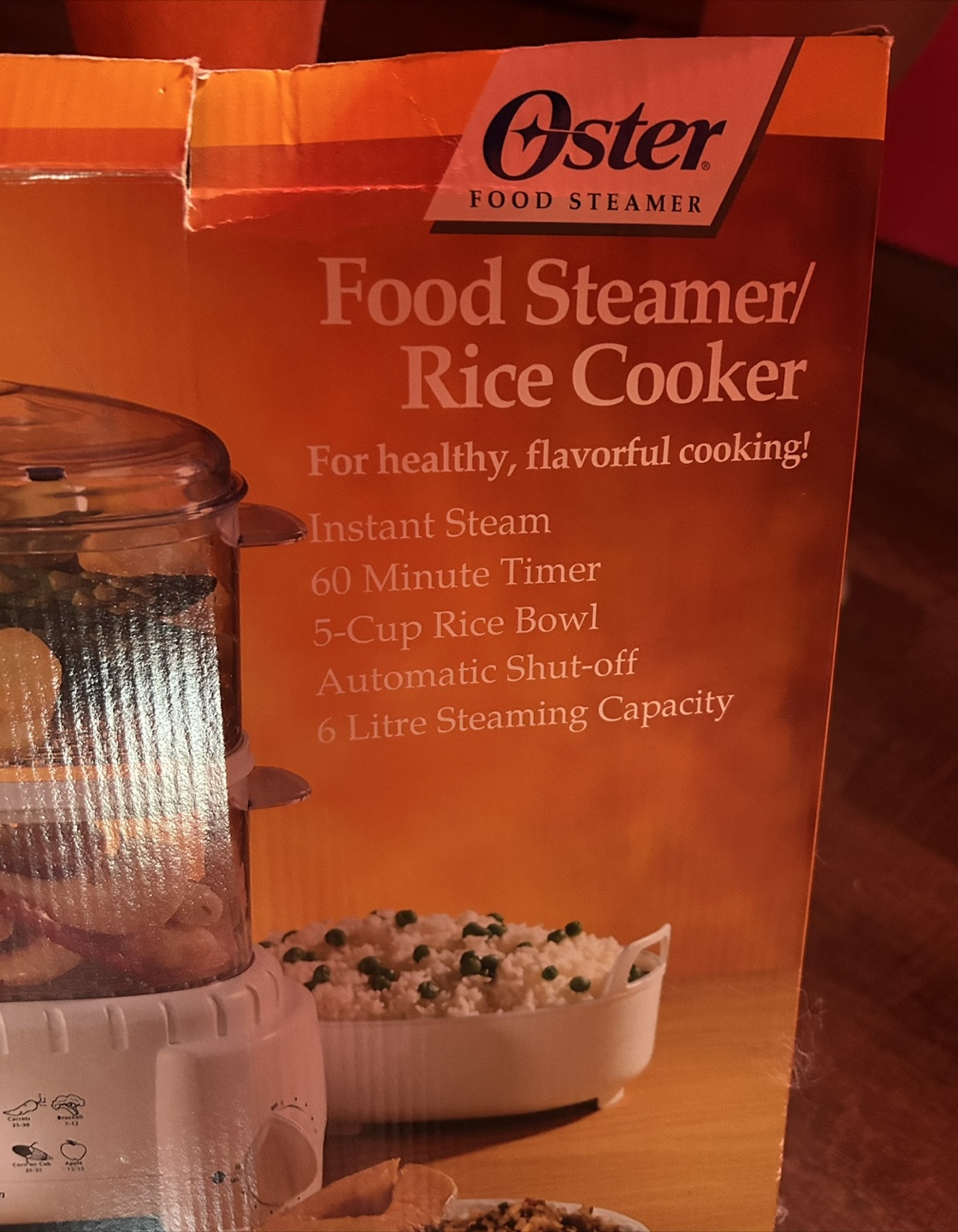 Oster Food Steamer/Rice Cooker with Timer - photo 2