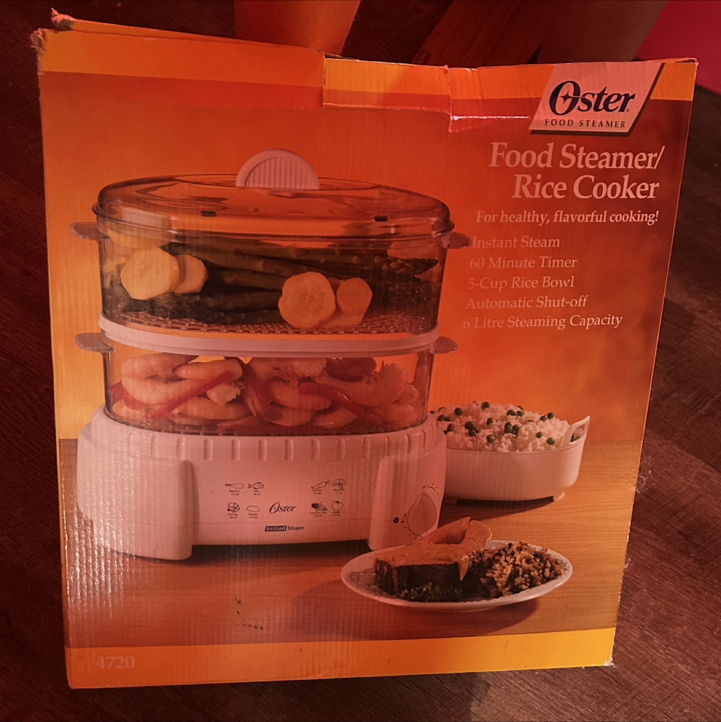 Oster Food Steamer/Rice Cooker with Timer