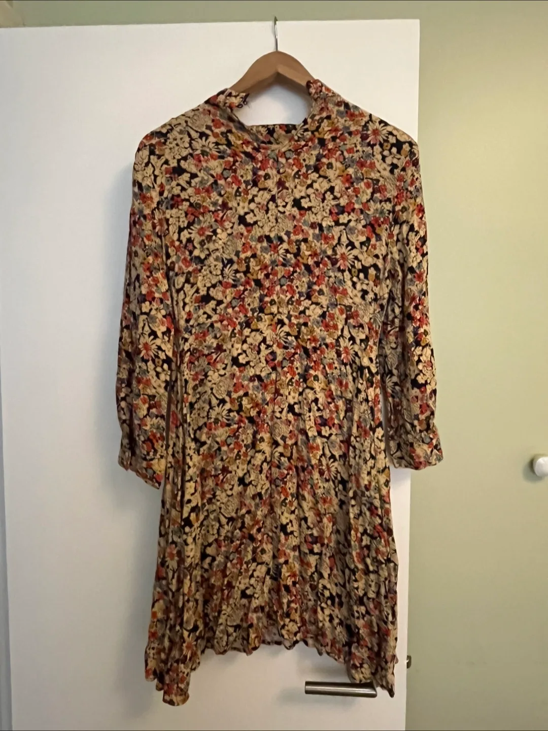 ZARA Floral Print Dress (S/M) thumbnail