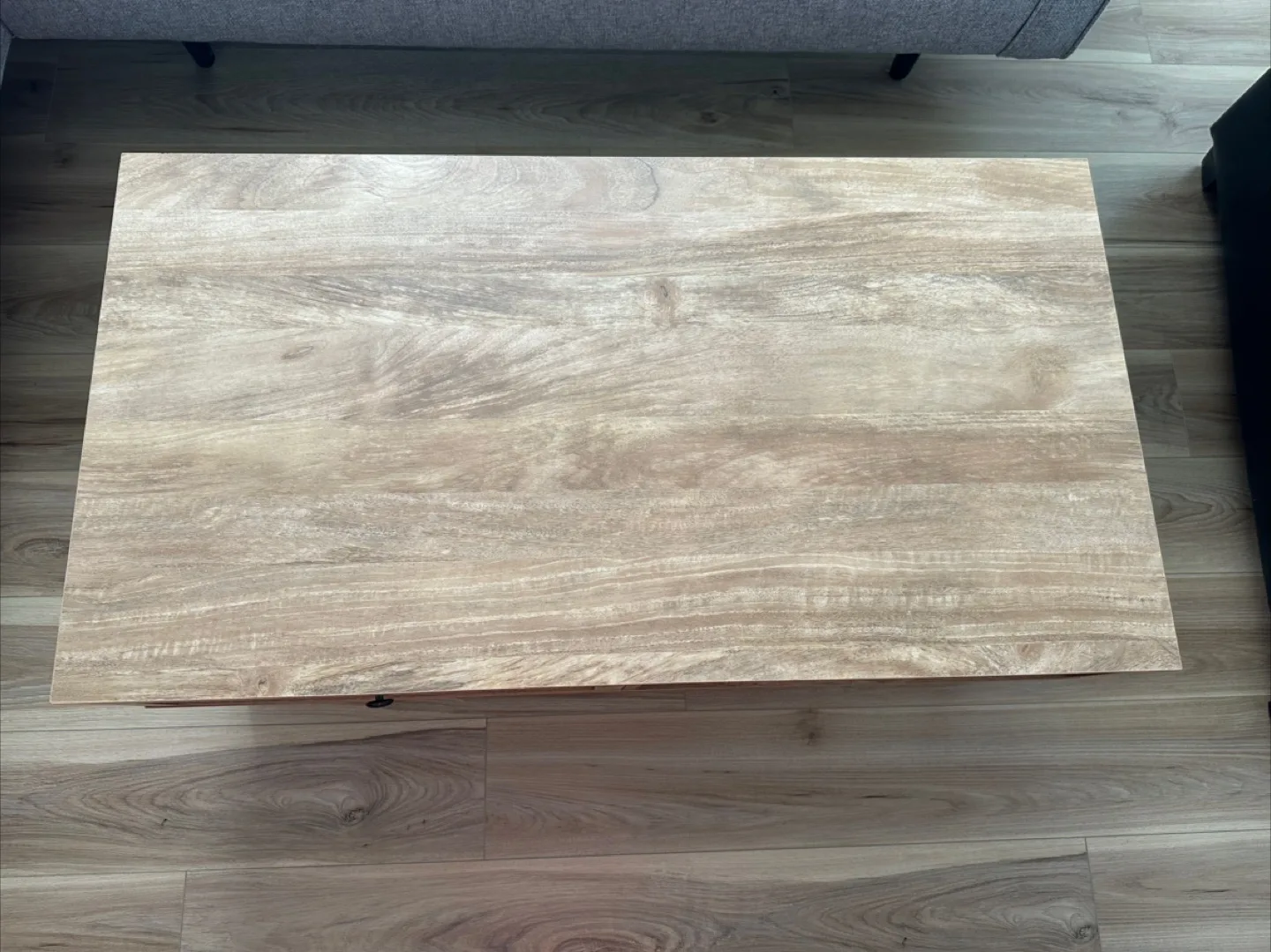 Wood Coffee Table - 43" x 23" image indicator(2)