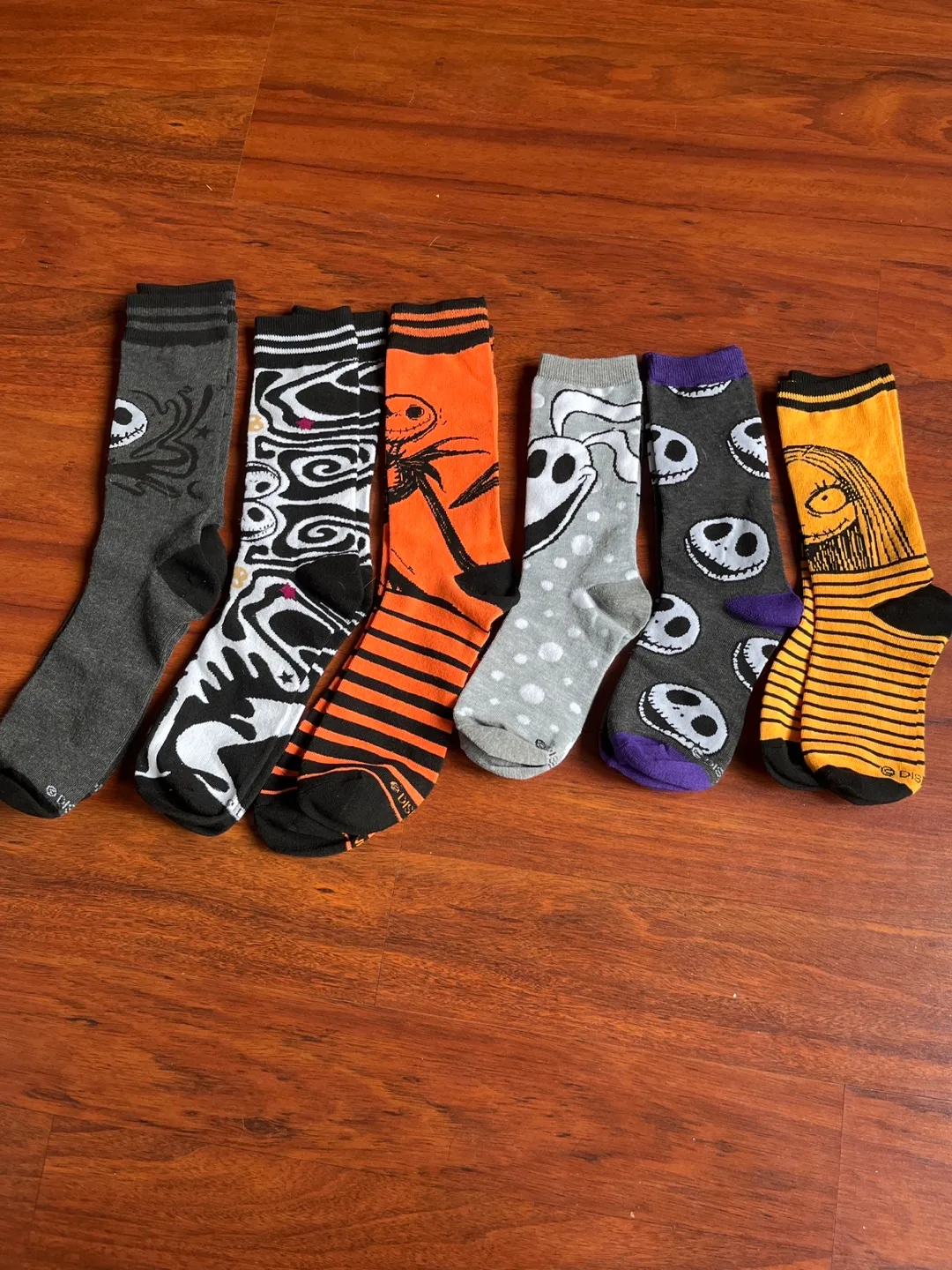 Nightmare Before Christmas Socks - Set of 3 thumbnail