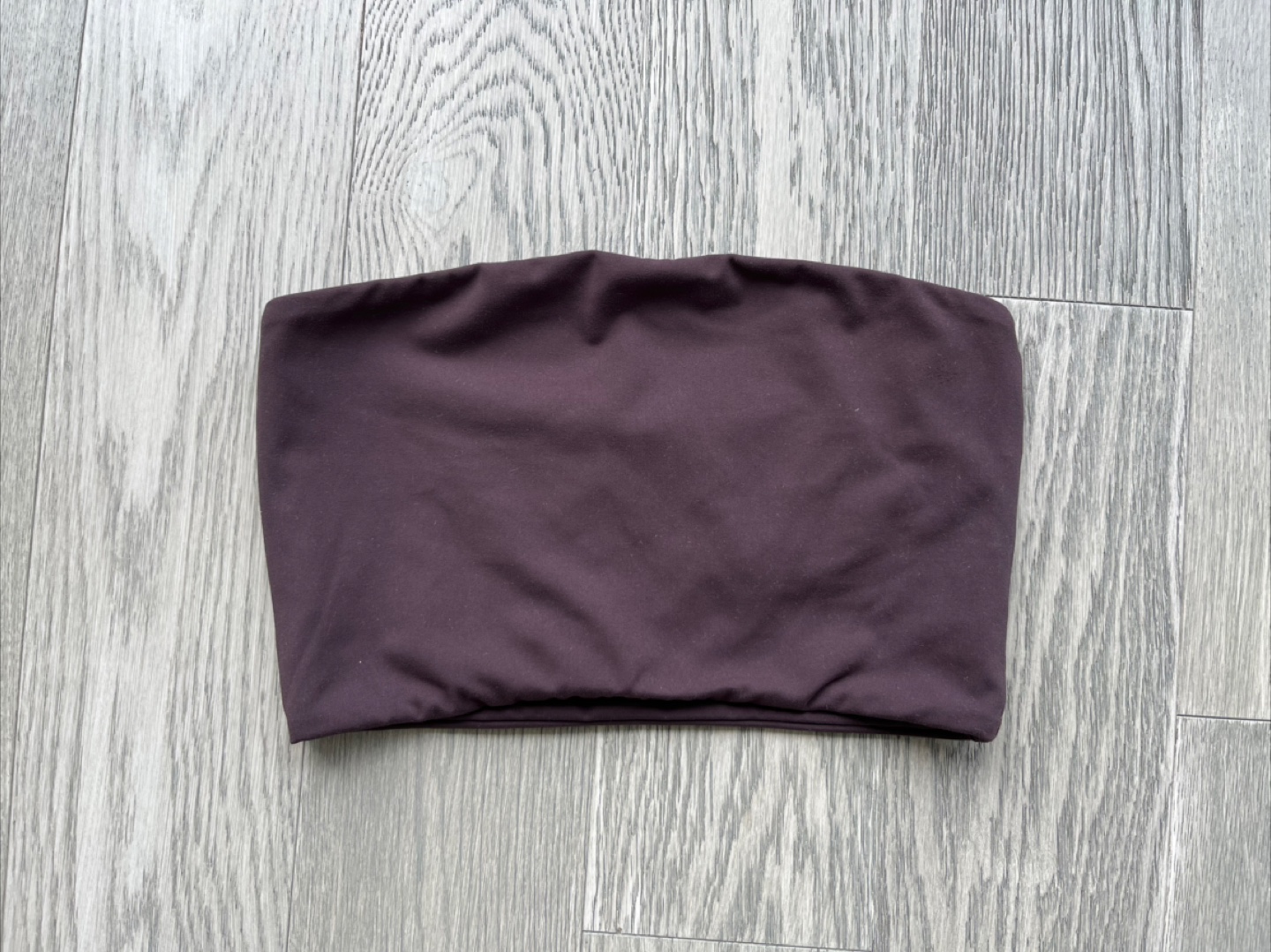 Azur Classic Fit Tube Top (Black Coffee, M)