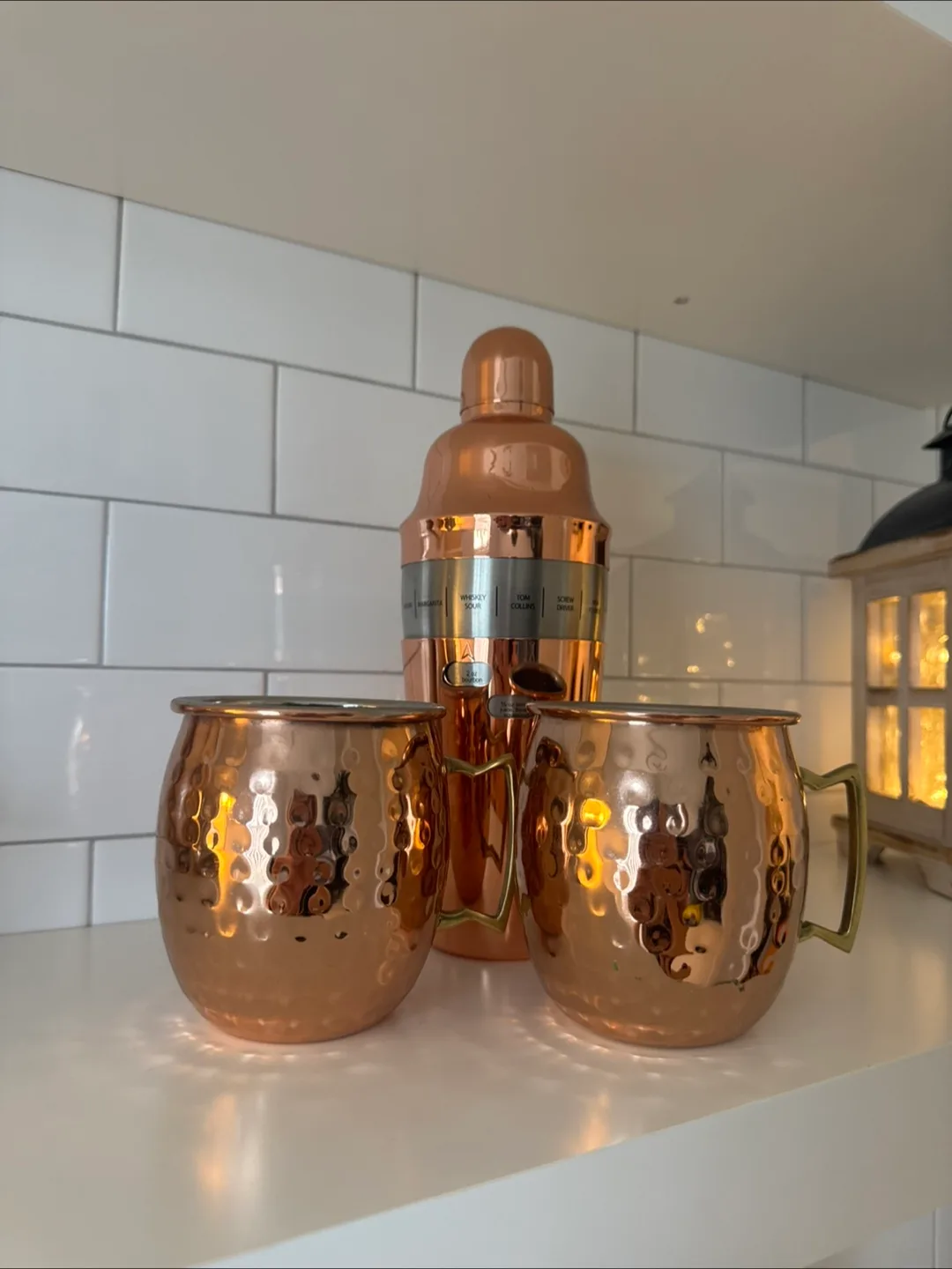 Copper Moscow Mule Mugs & Cocktail Shaker thumbnail