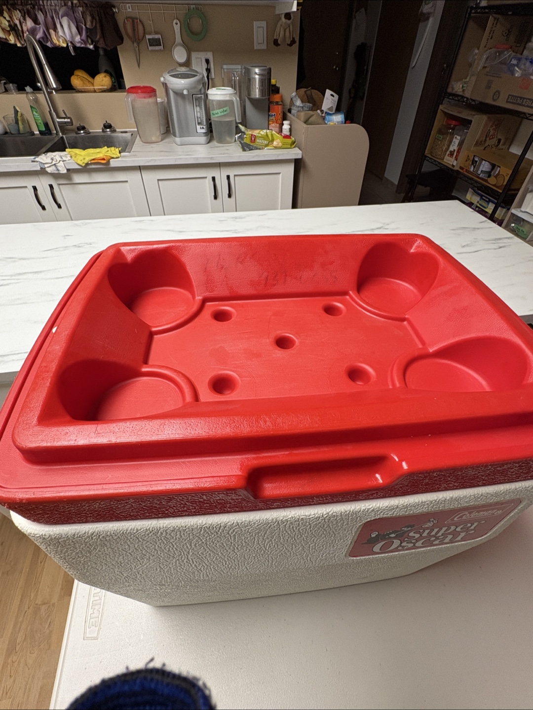 Coleman Super Oscar Cooler - Red & White - photo 4