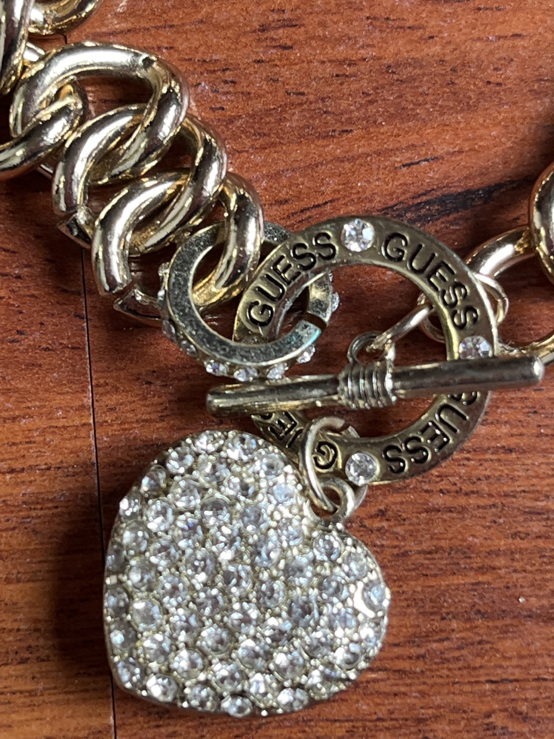 Guess Gold Chain Heart Bracelet - photo 2