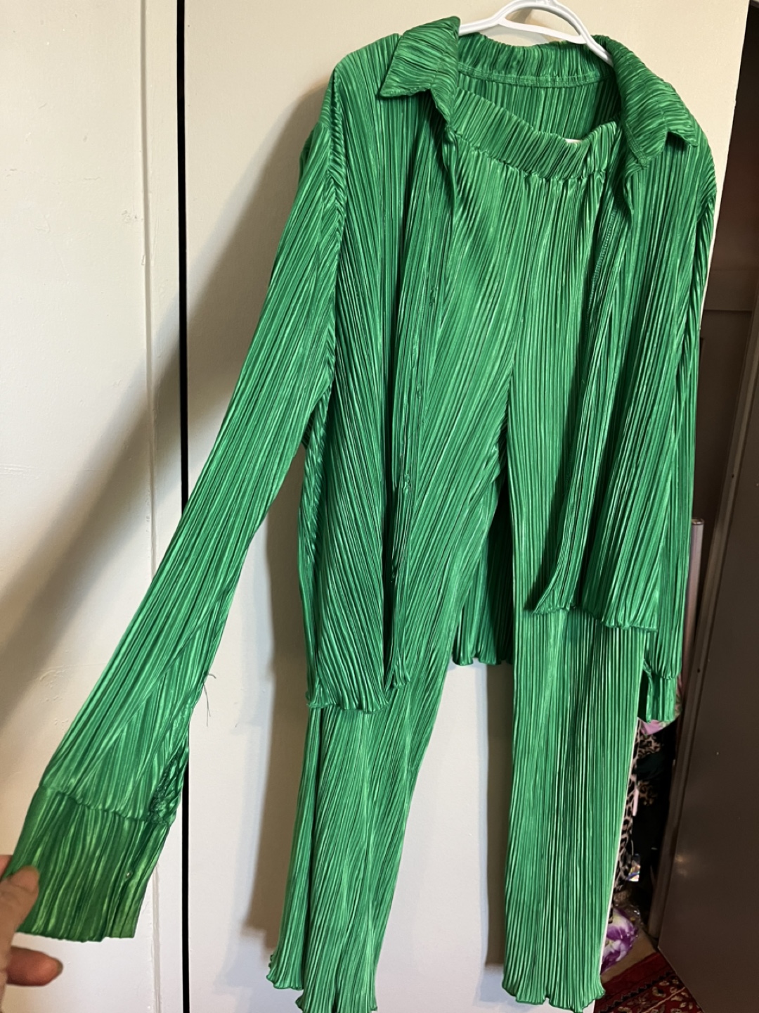 Autres Filles Green Blazer and Matching Set (Size L)
