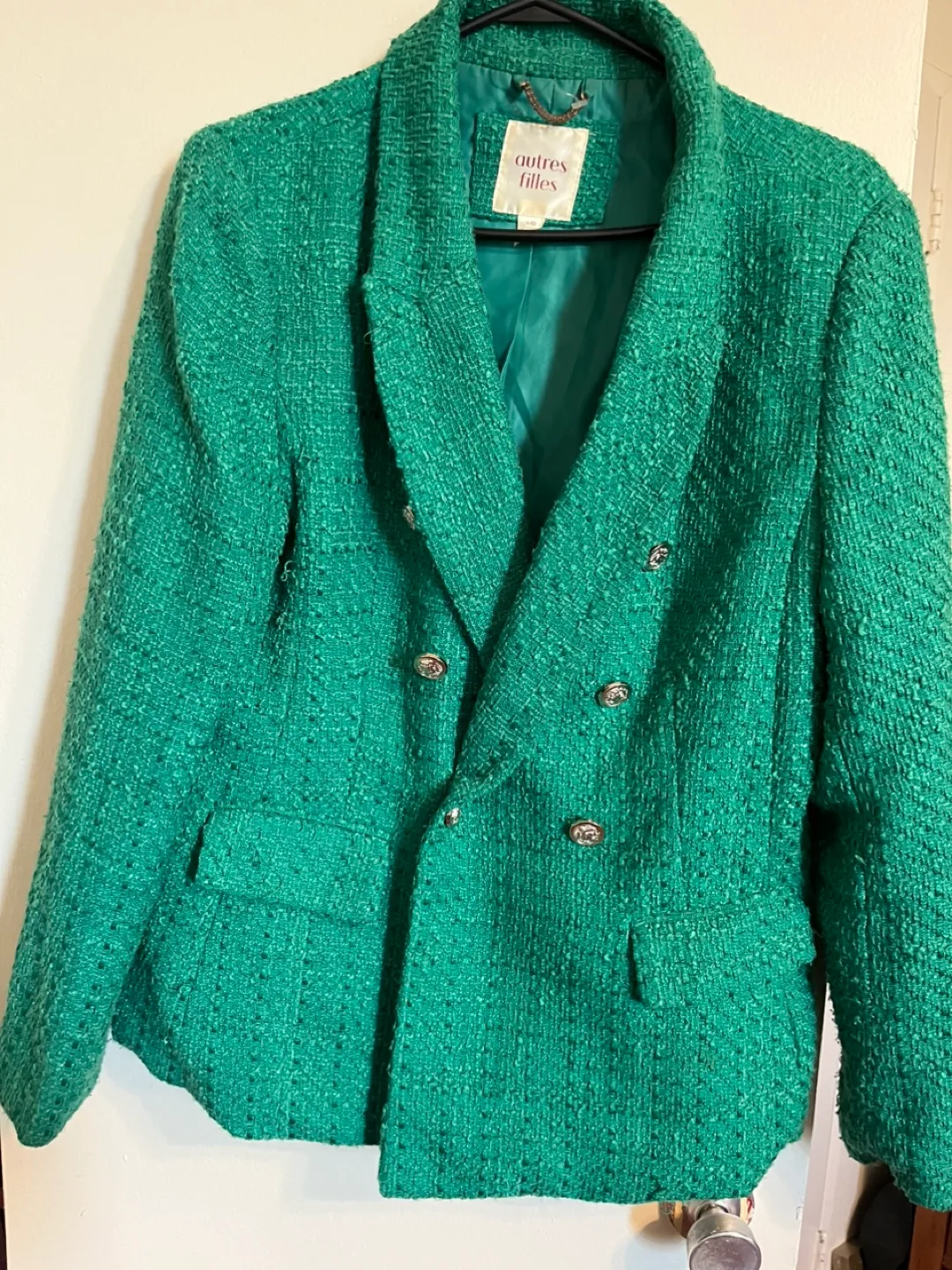 Autres Filles Green Blazer and Matching Set (Size L) image indicator(4)