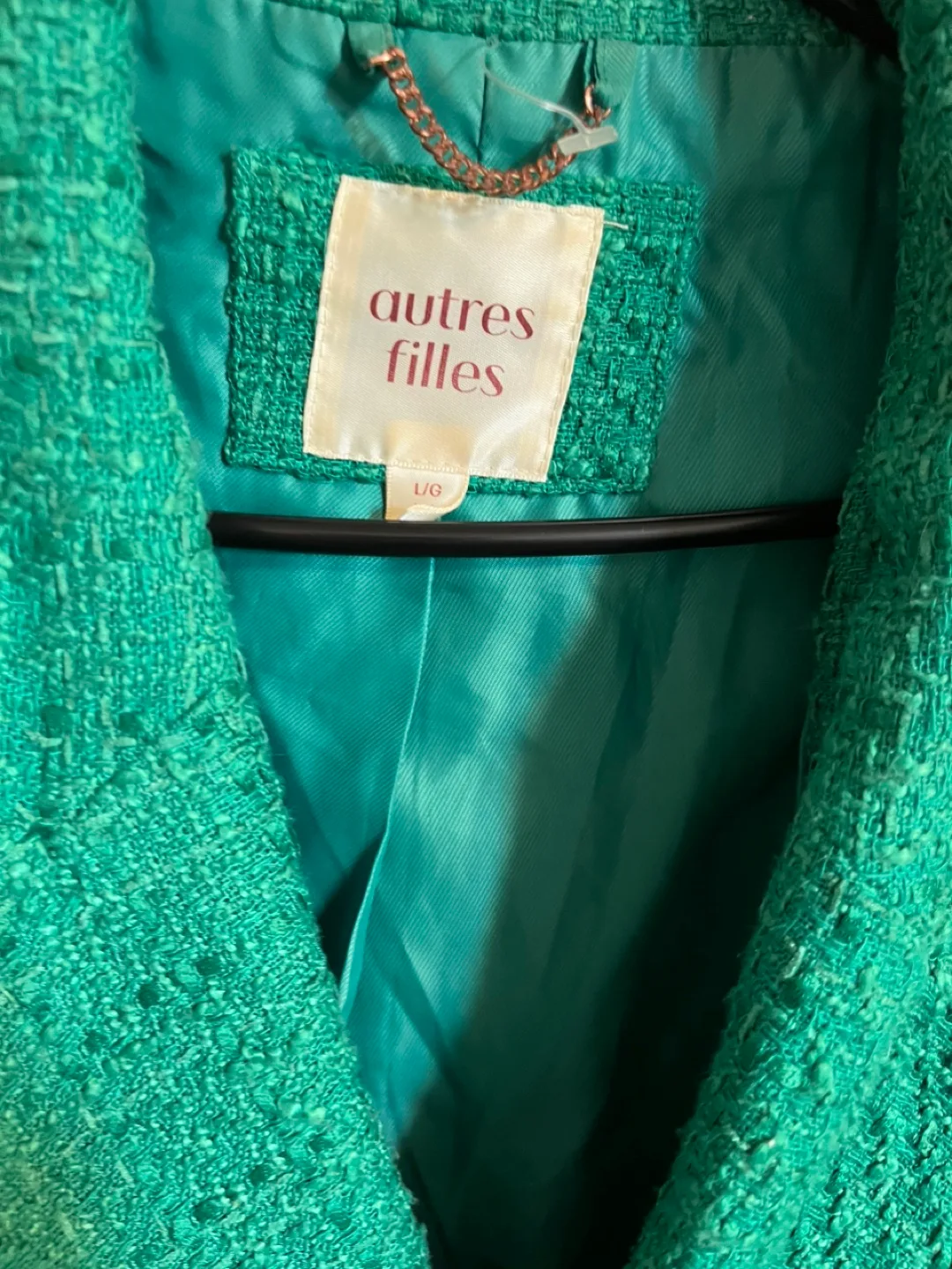 Autres Filles Green Blazer and Matching Set (Size L) image indicator(5)