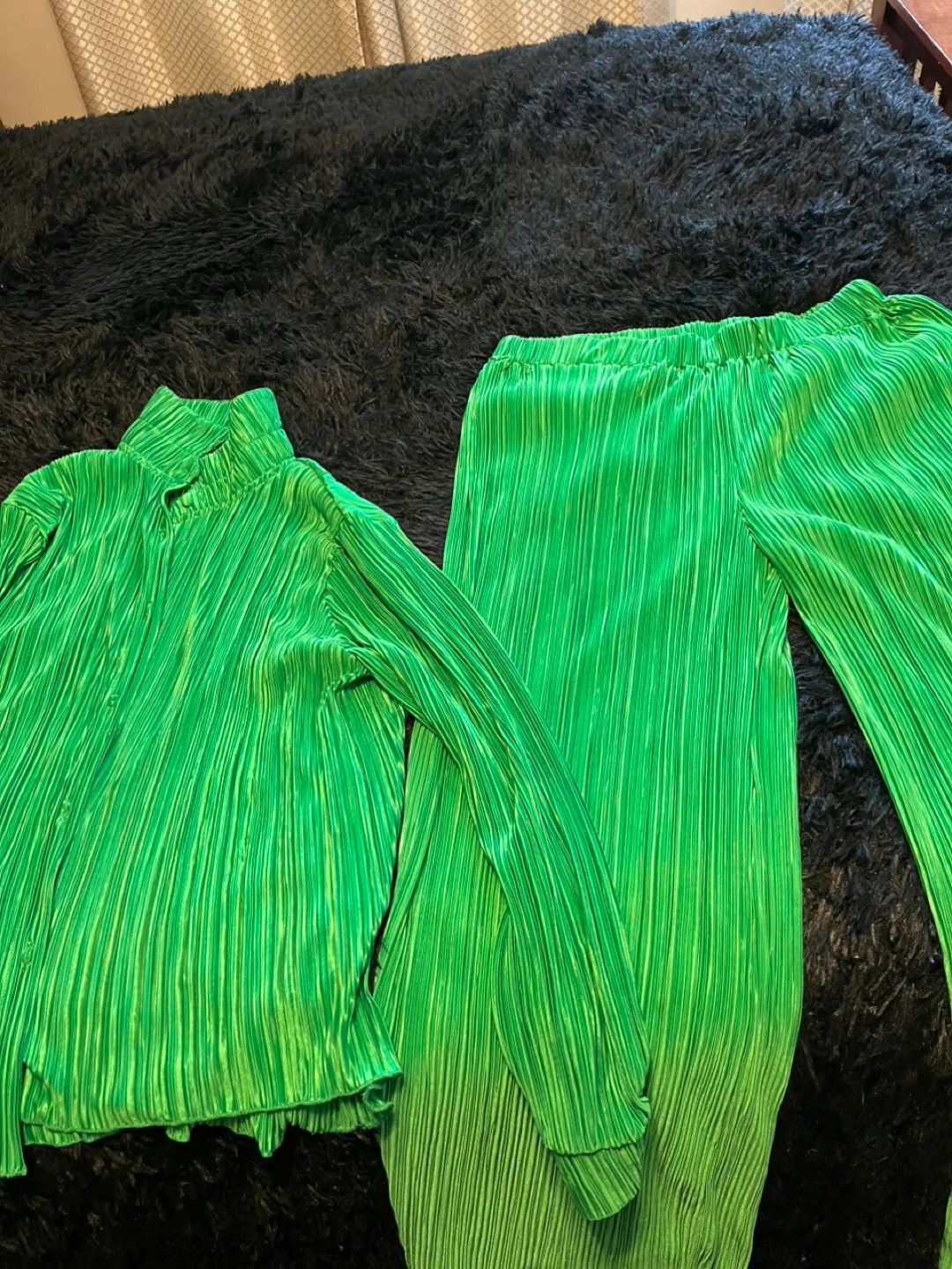 Autres Filles Green Blazer and Matching Set (Size L) image indicator(3)