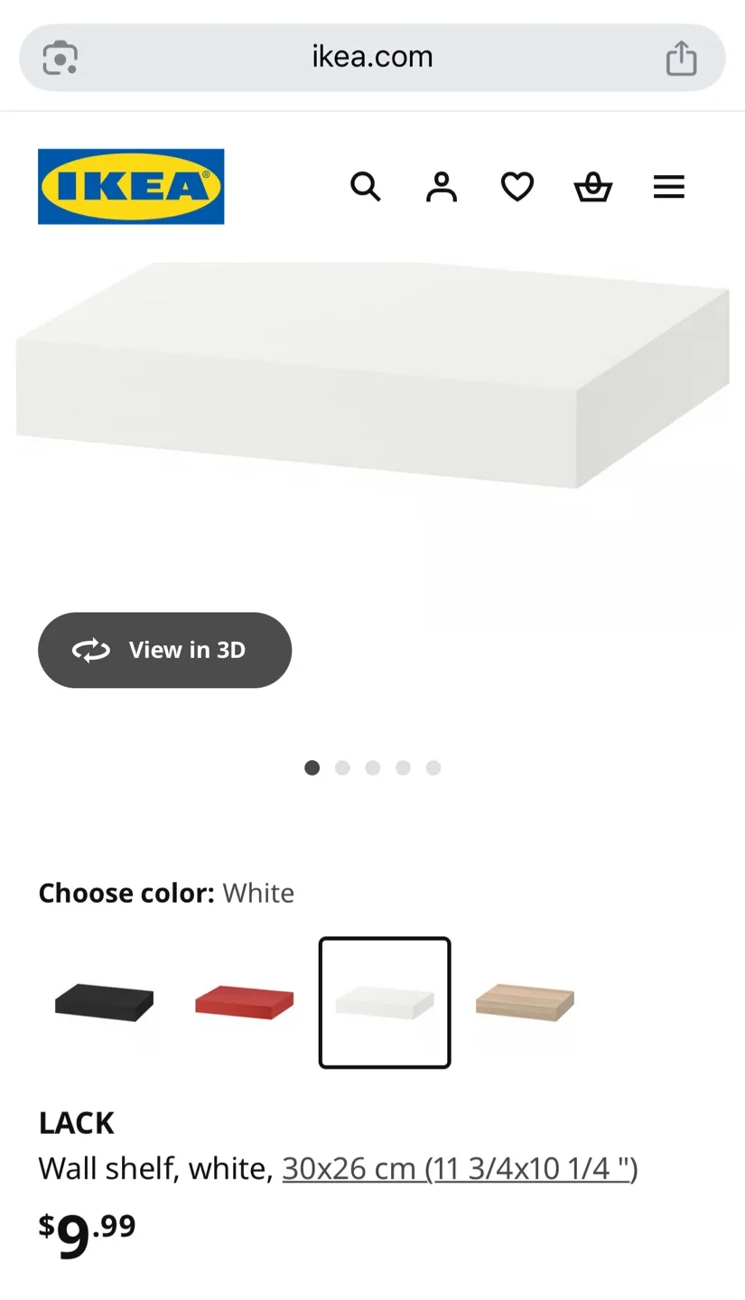 Ikea brand new shelf