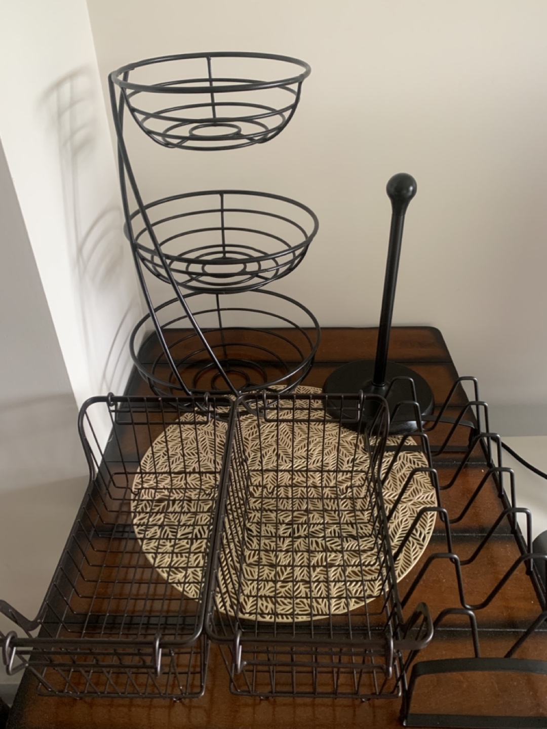 Black Metal Fruit Basket & Kitchen Organizers - photo 2