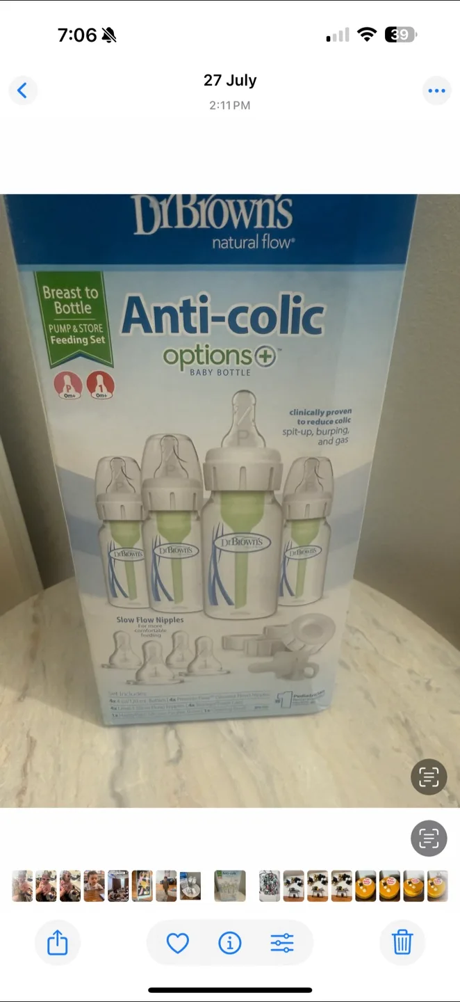 Dr. Brown's Anti-Colic Options+ Baby Bottle Set thumbnail