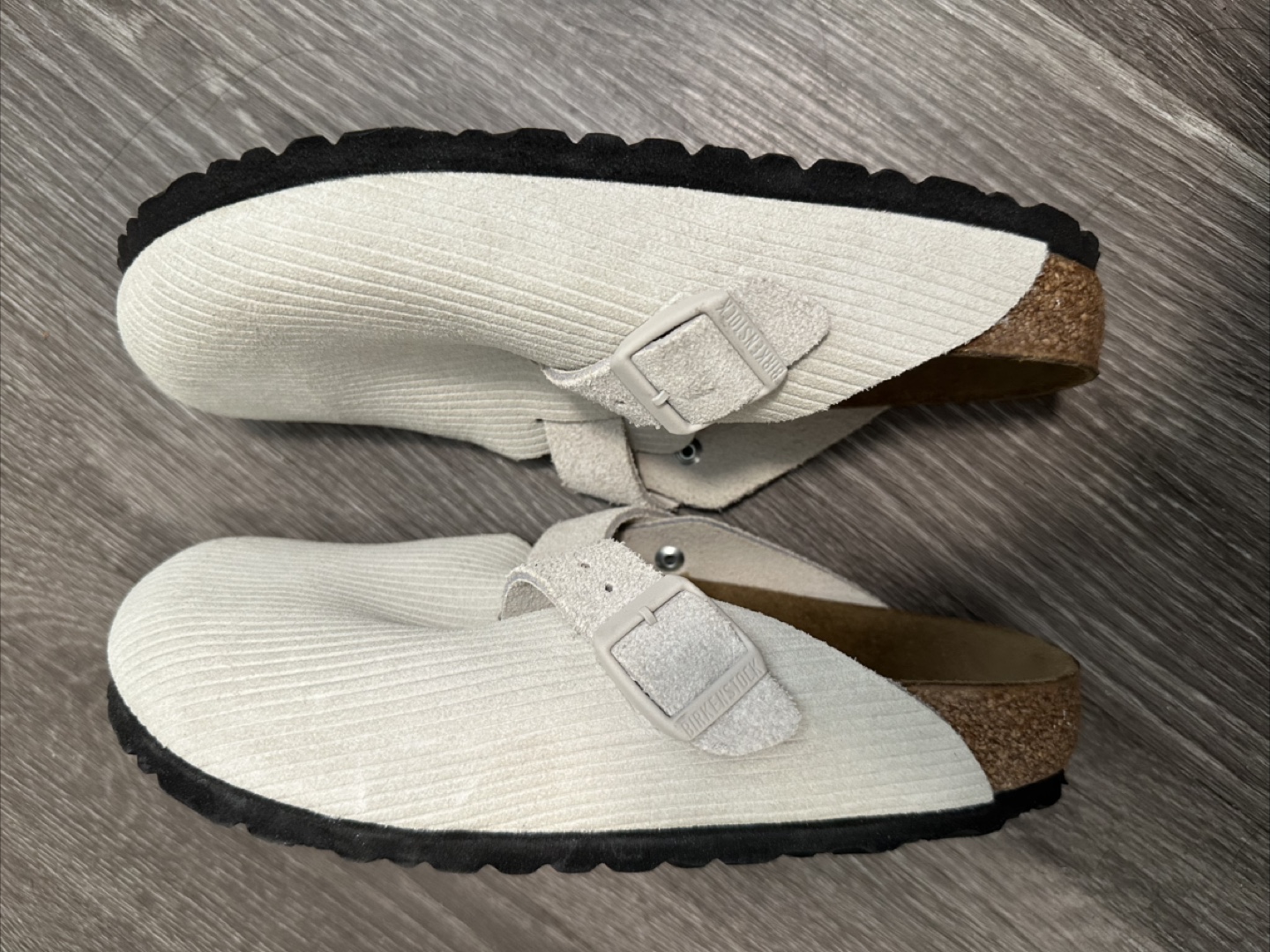 Birkenstock Boston Corduroy Cream Size 37 (US 6.5-7) - photo 2