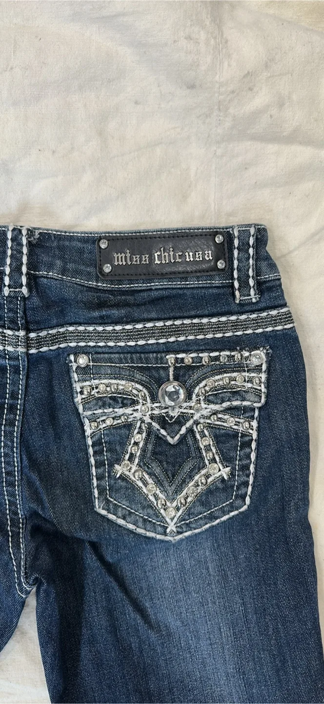 Miss Chic USA Embellished Jeans thumbnail