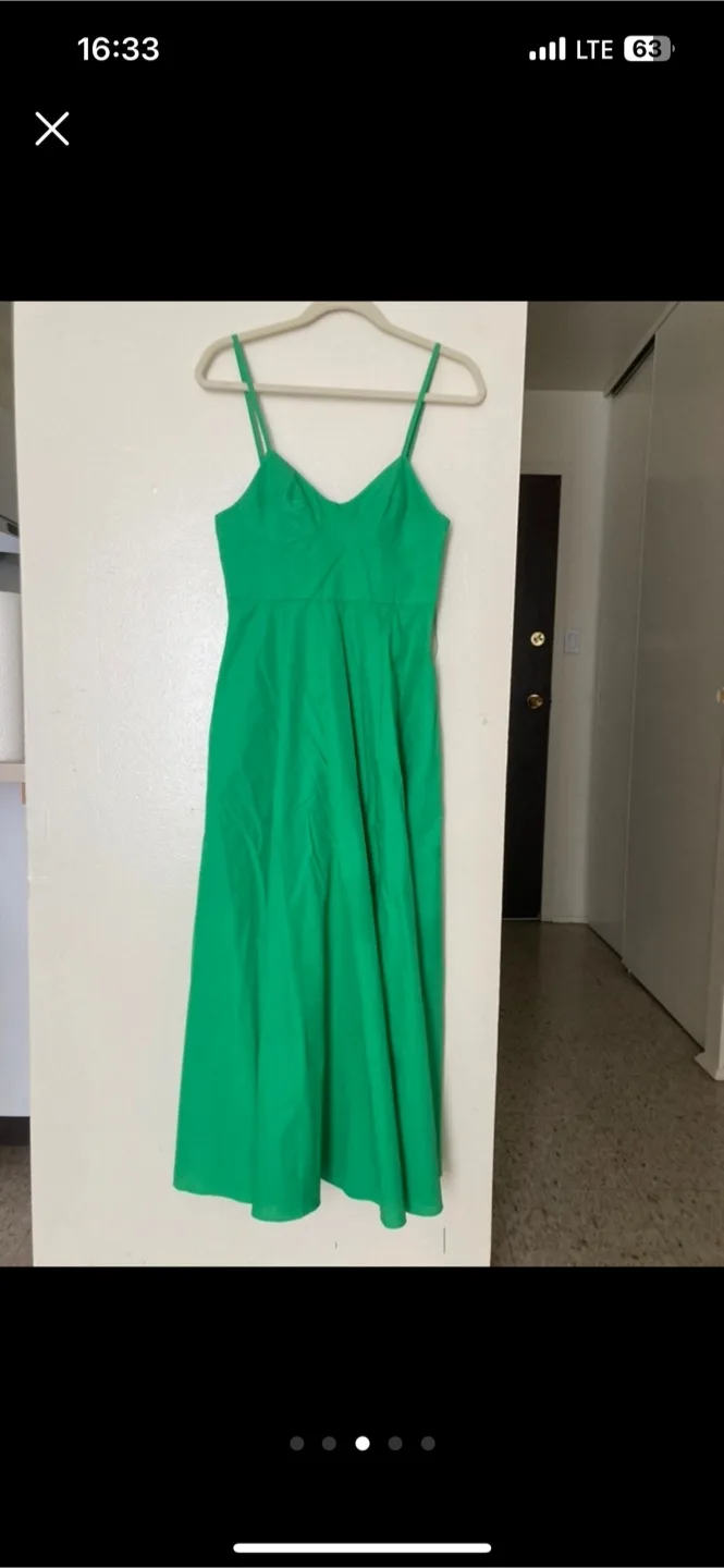 Summer long cotton dress image indicator(3)