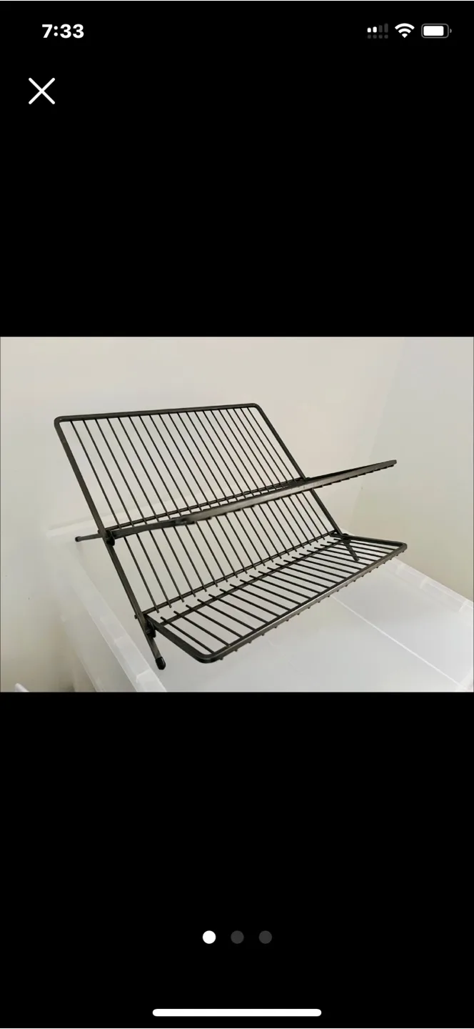 🧡 August bingoFoldable Dish Drying Rack image indicator(2)