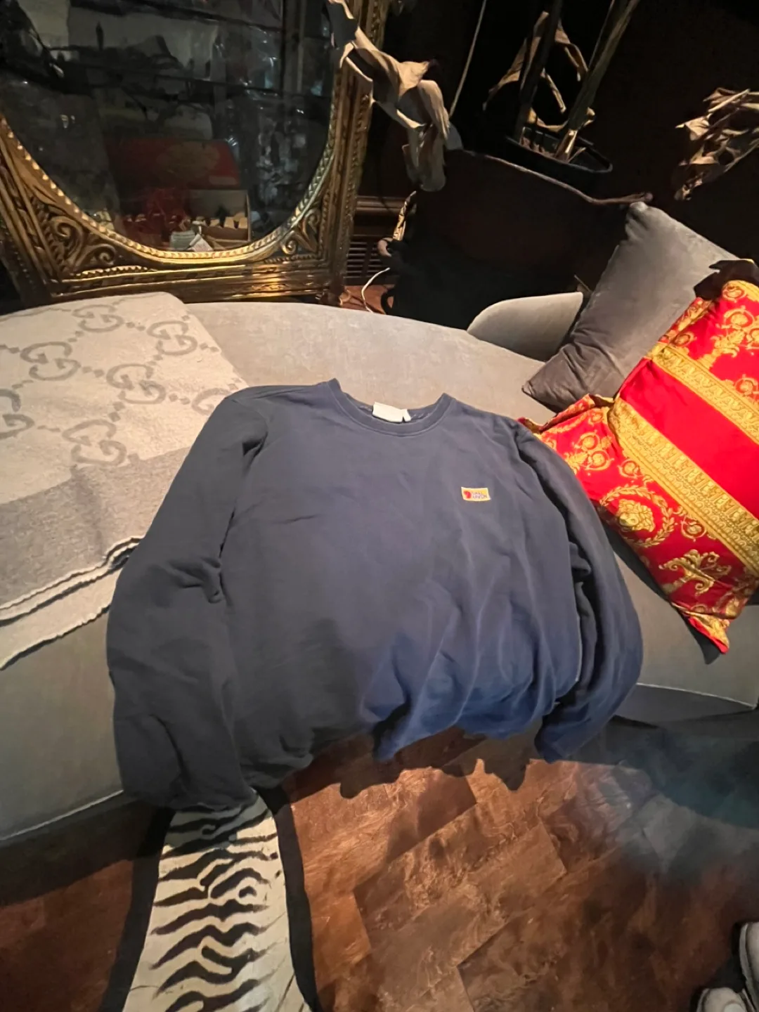 Fjallraven Navy Blue Crewneck - Size M thumbnail