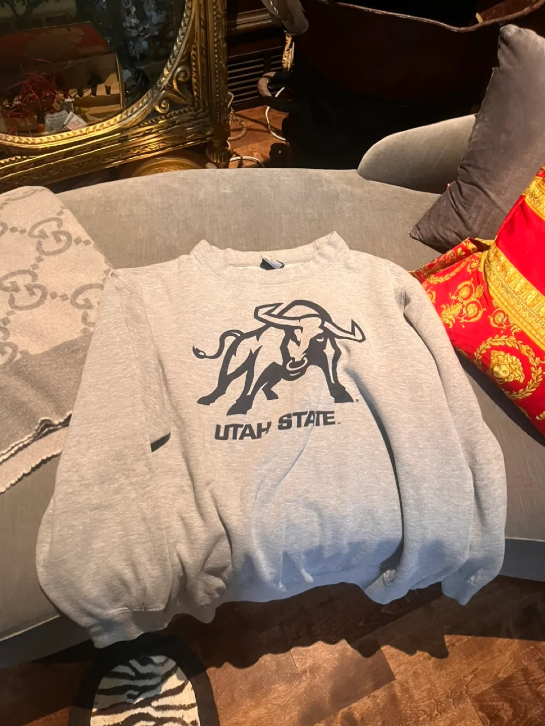 MV Sport Utah State Grey Sweatshirt thumbnail
