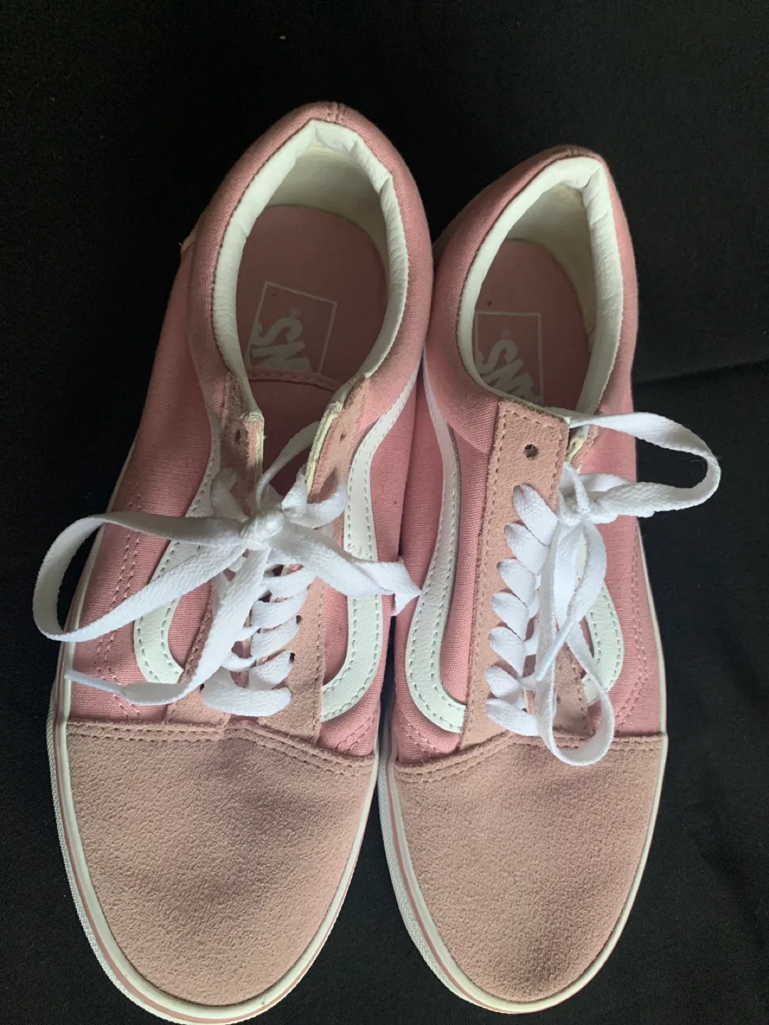 Vans Old Skool Pink Sneakers - Women's Size 6 thumbnail