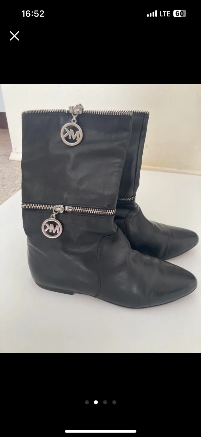 Michael Kors over knee leather boots (adjustable) image indicator(2)