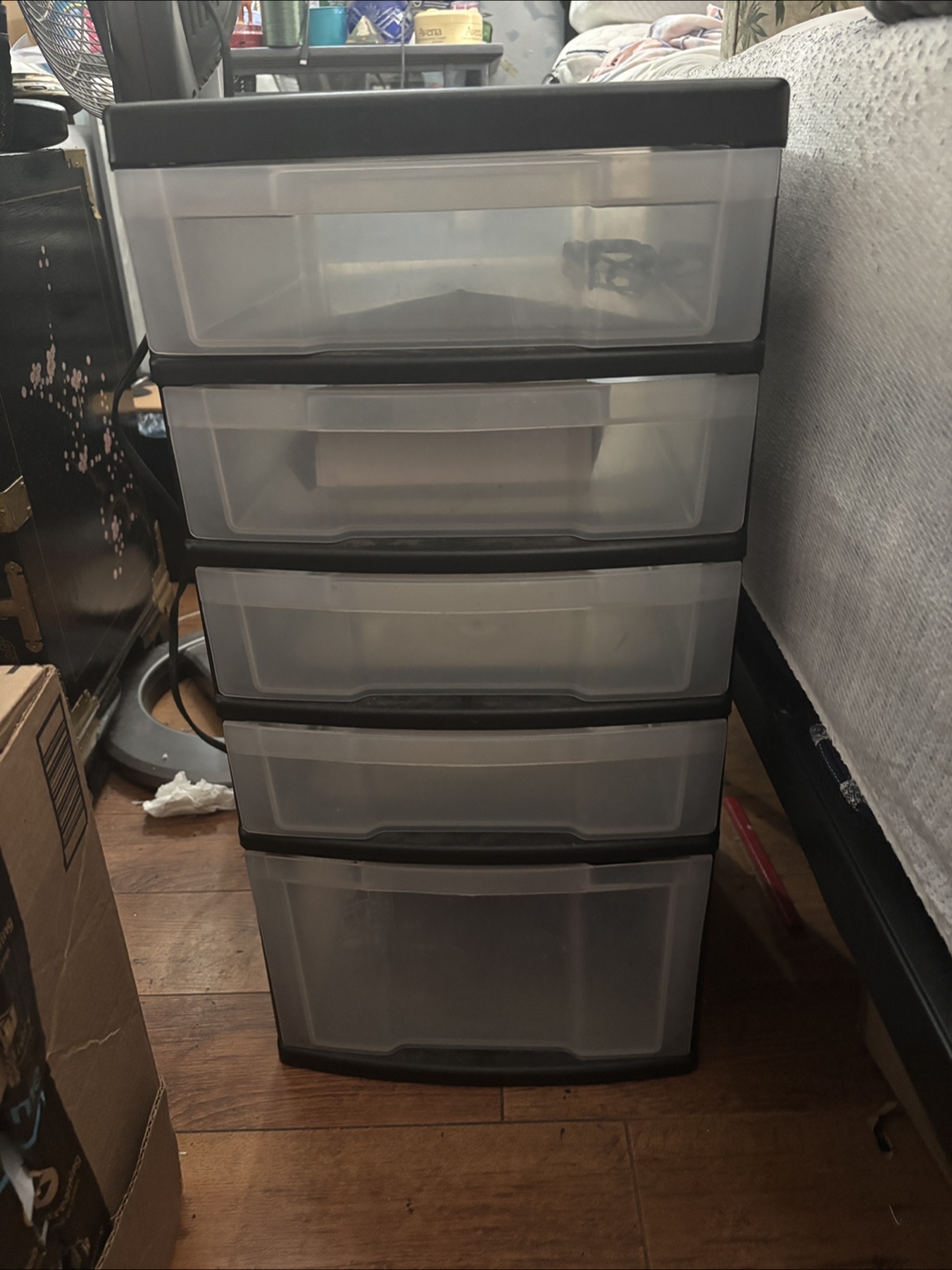Plastic Storage Drawer Unit