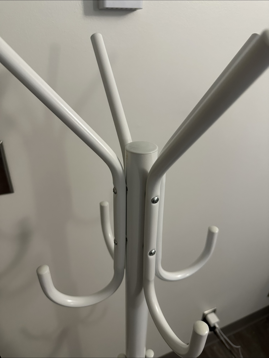 White Coat Rack Stand - photo 2