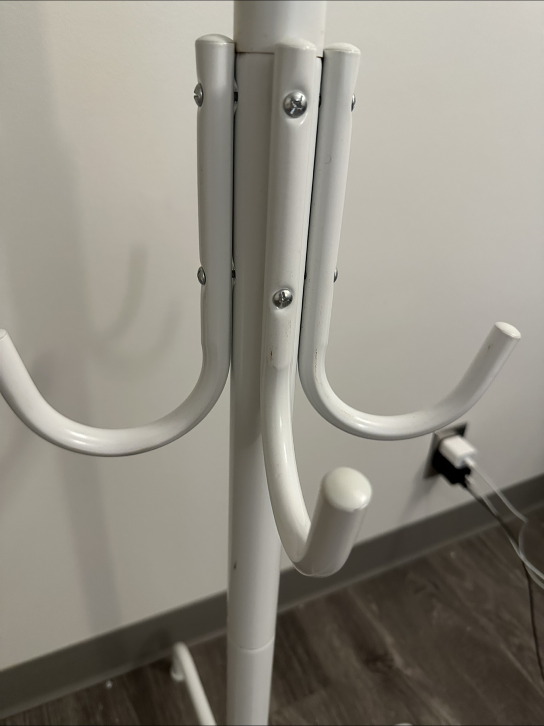 White Coat Rack Stand - photo 3