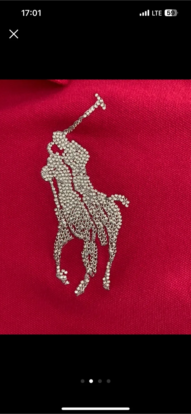 Ralph Lauren Pink polo image indicator(2)