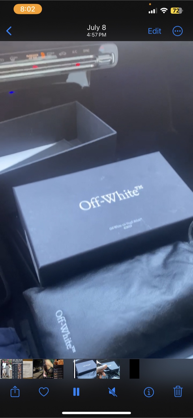 Off-White Sunglasses Black 415 UNISEX - photo 5