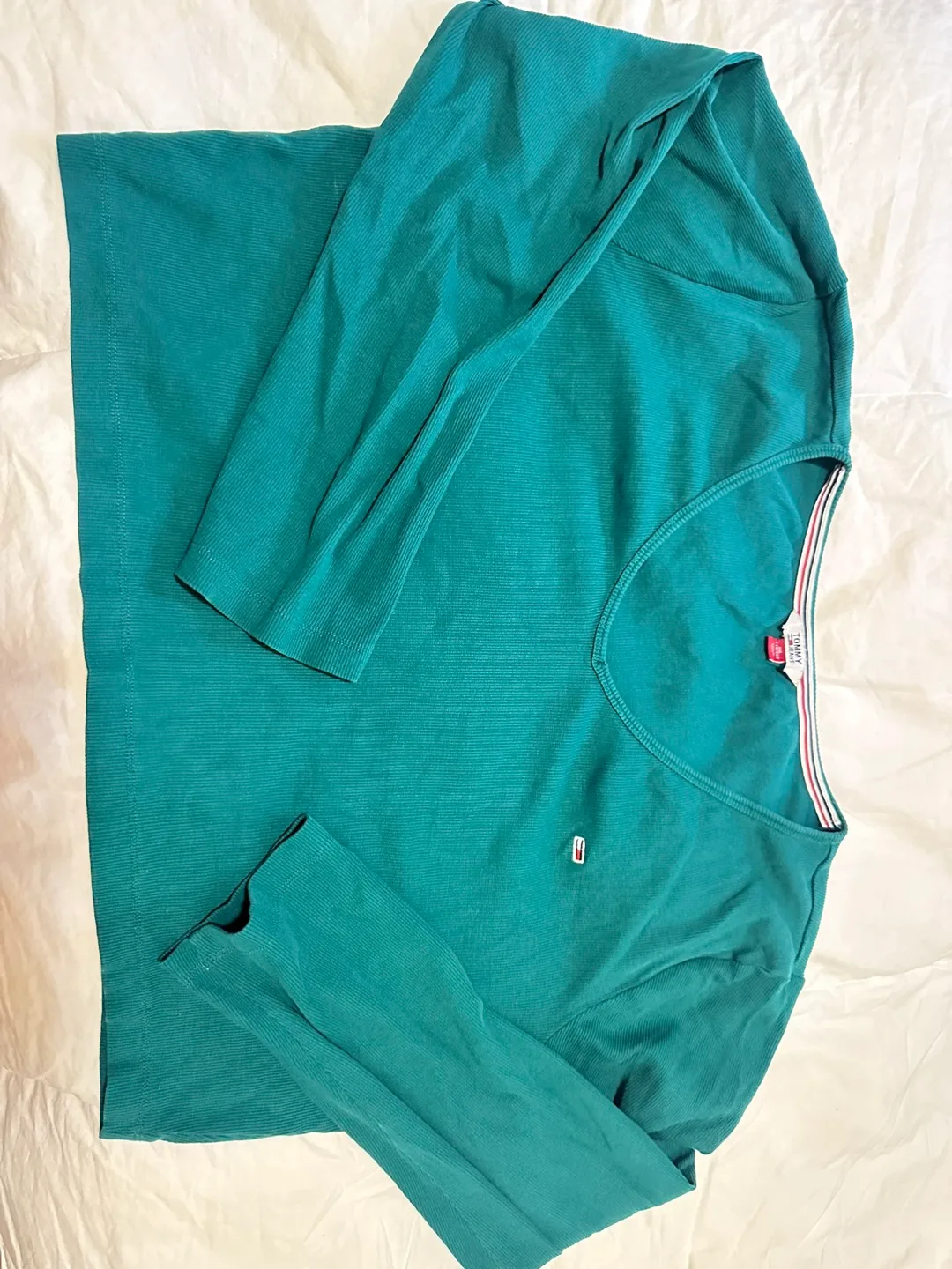 Tommy Jeans XXL Green Long Sleeve Top thumbnail