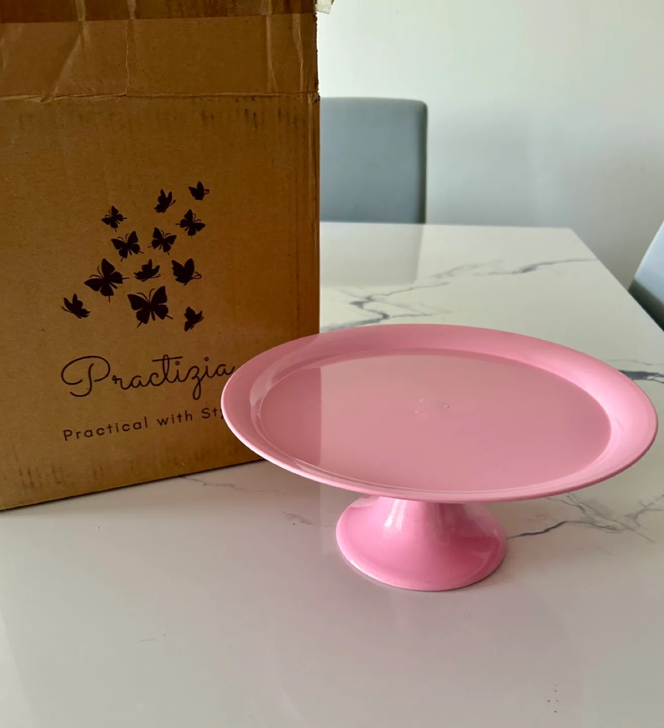 Practizia Pink Cake Stand with Box (New) thumbnail