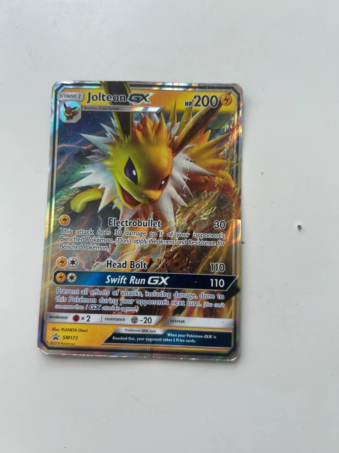 Jolteon GX Pokemon Card thumbnail