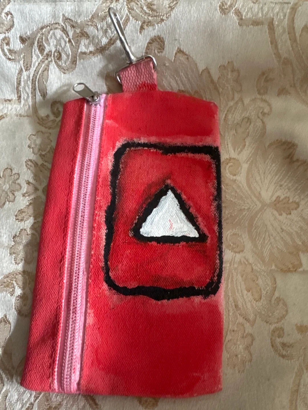 Red Handmade Coin Purse thumbnail