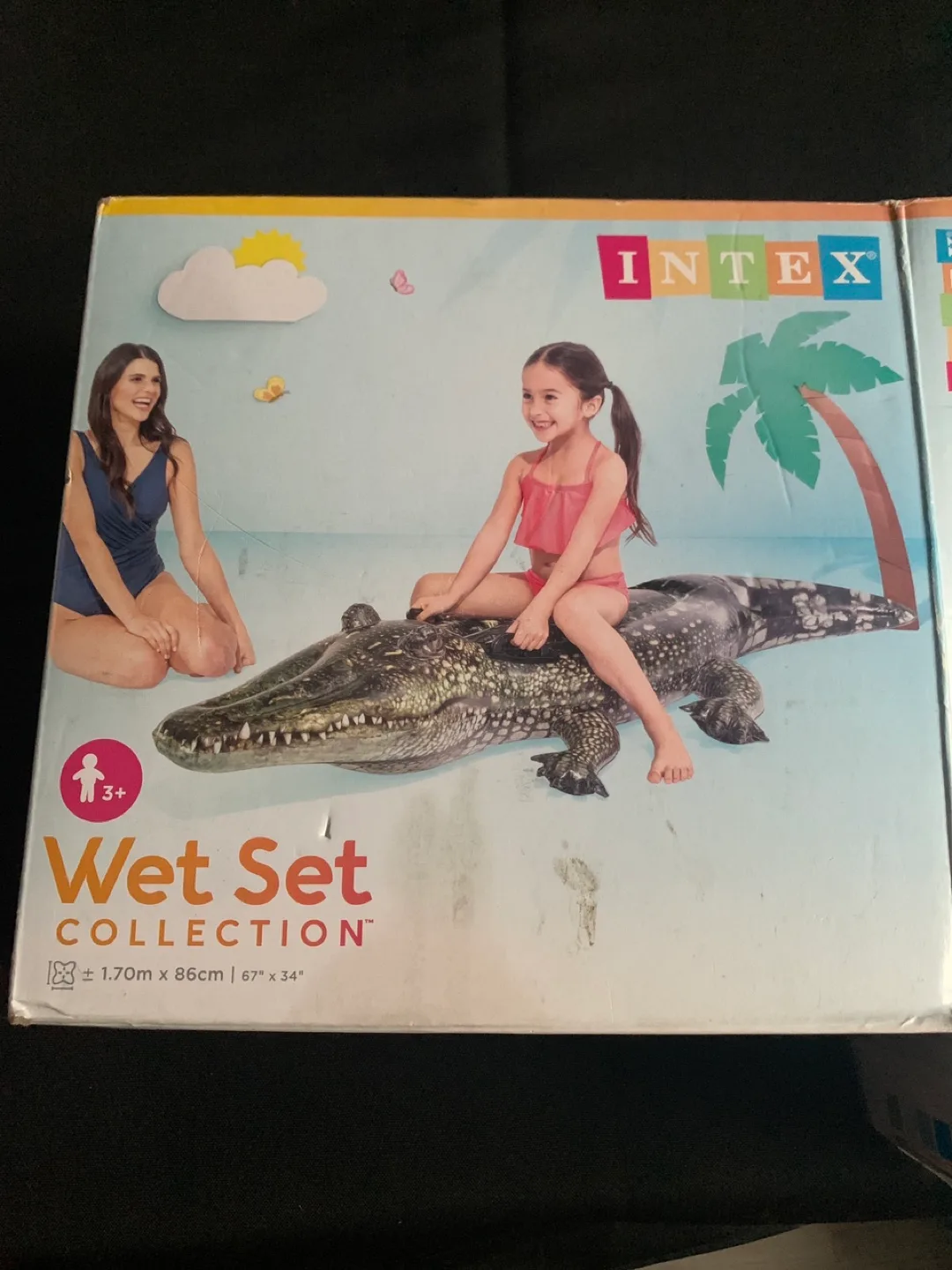 Intex Wet Set Collection Crocodile Inflatable Float thumbnail