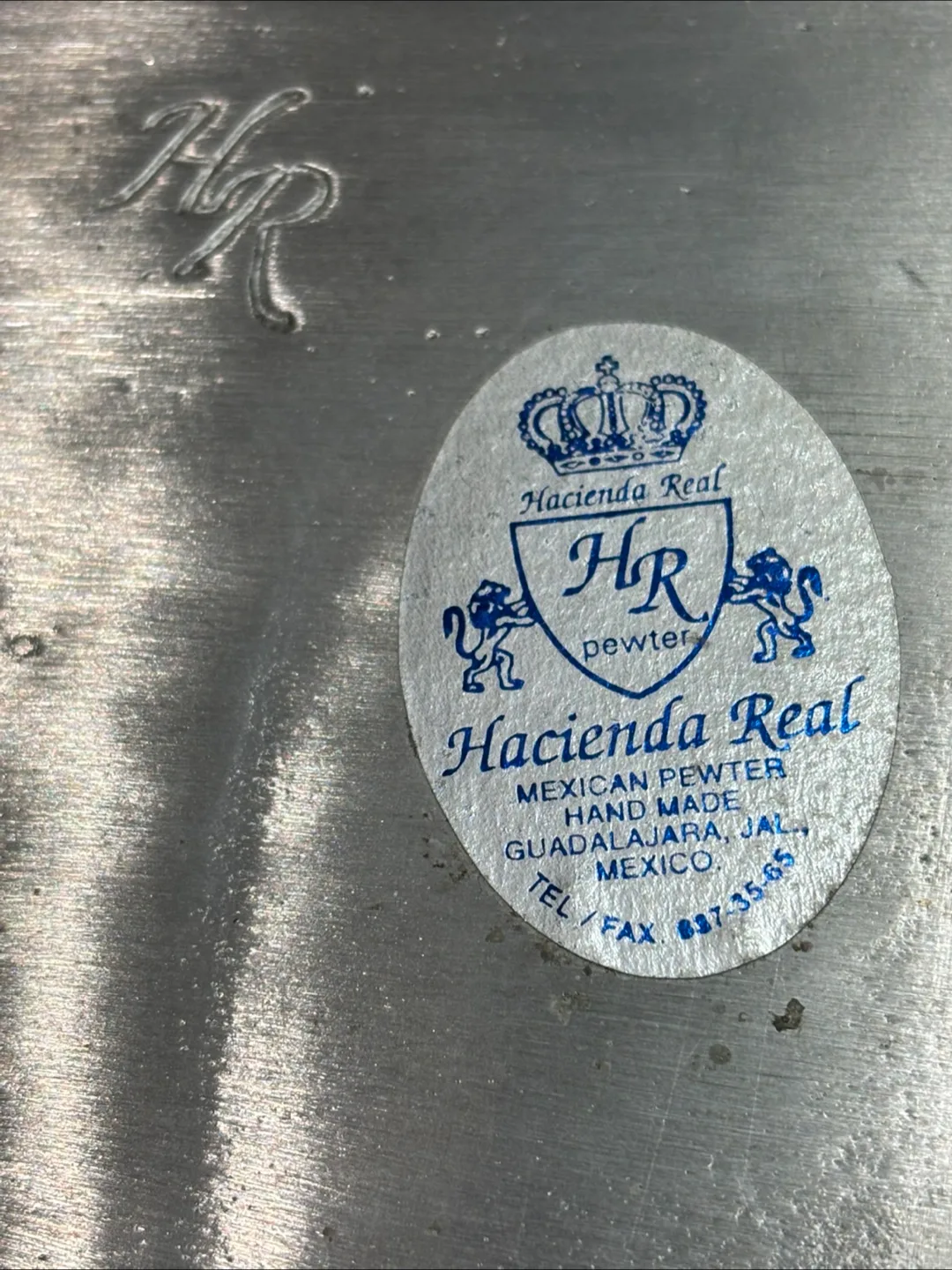 REDUCED - Hacienda Real - Vintage Mexican pewter set image indicator(7)