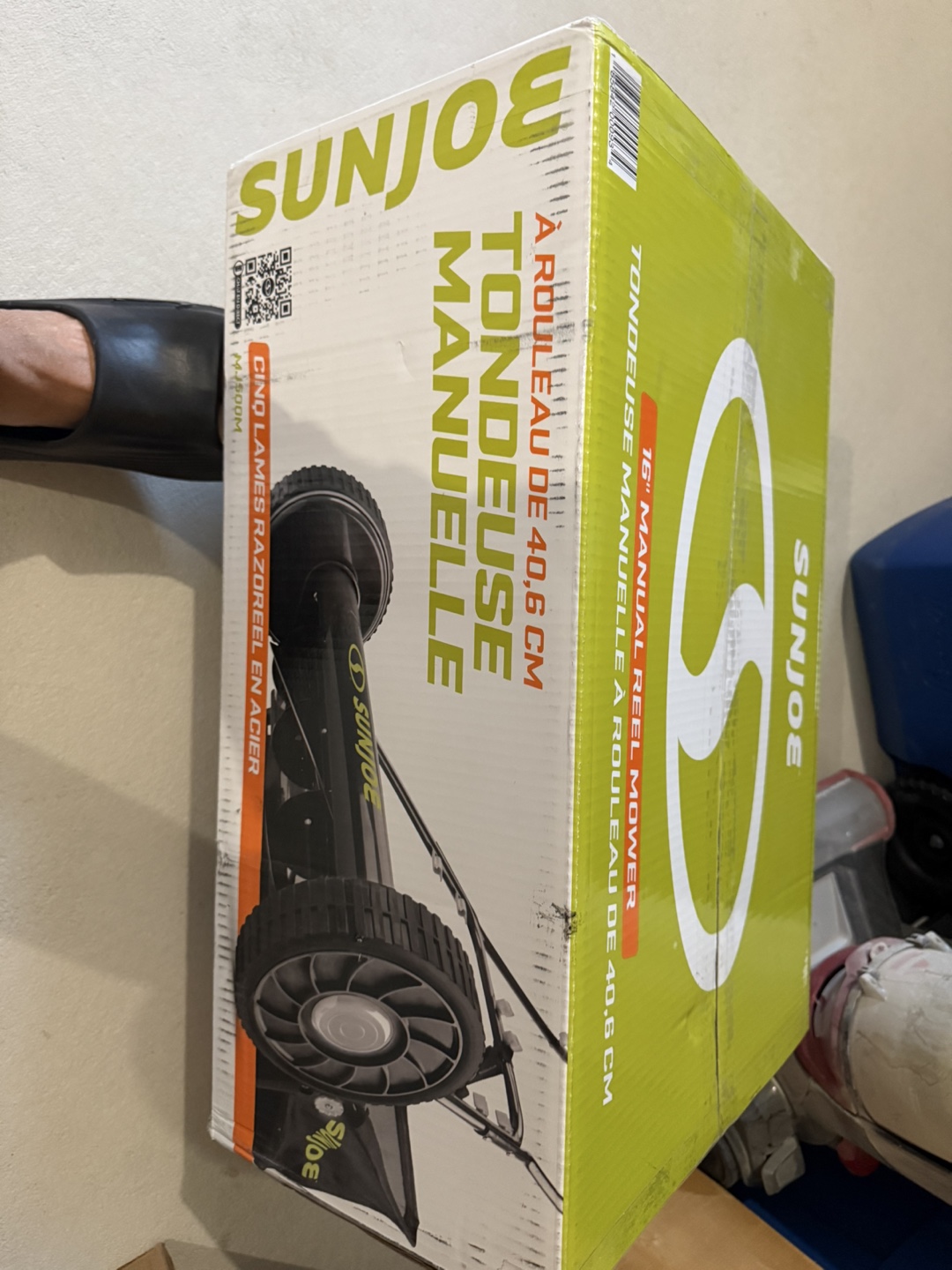Sun Joe 16-in Manual Reel Lawn Mower - NEW! - photo 2