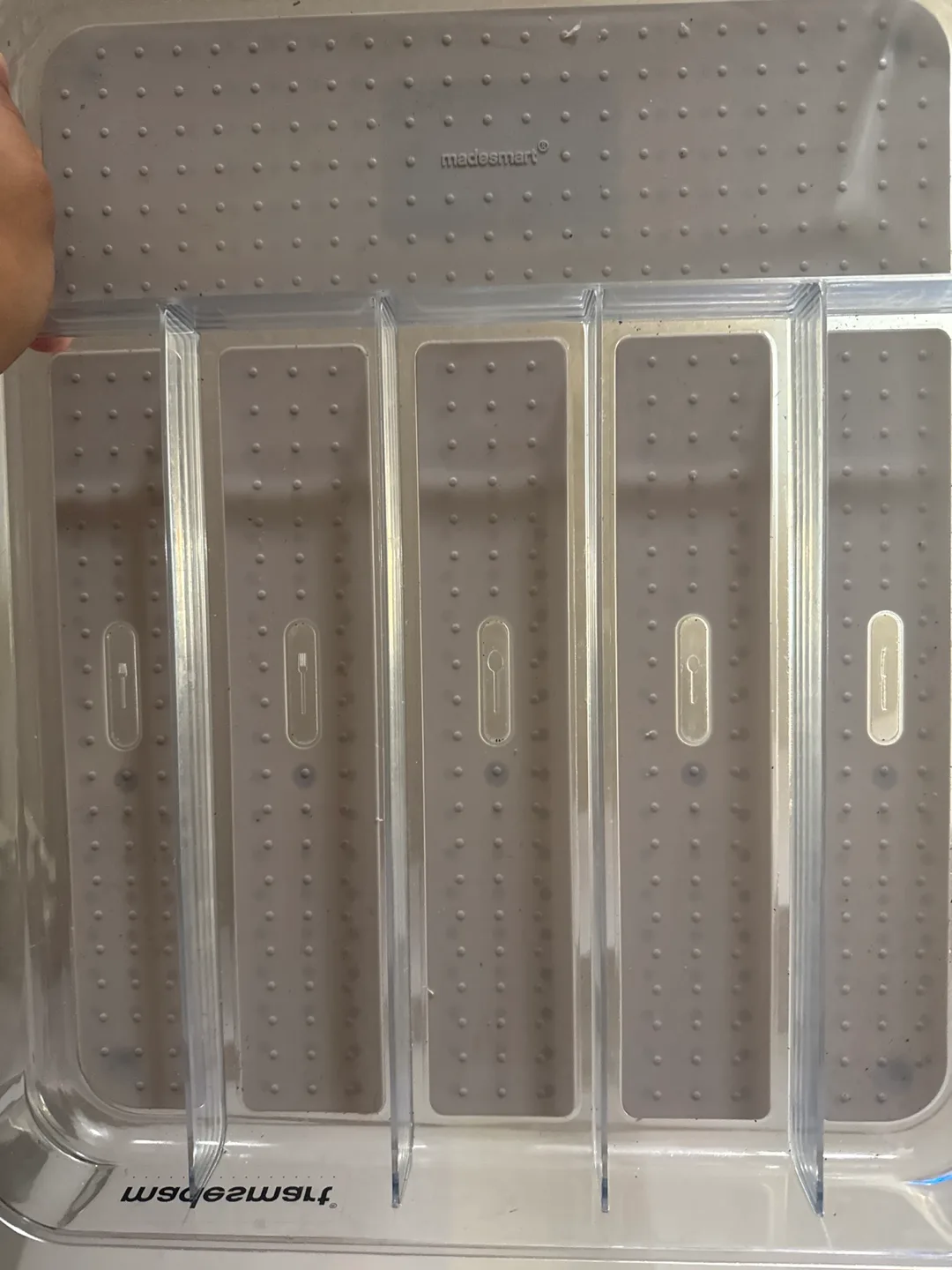 madesmart® Cutlery Drawer Organizer - Grey thumbnail