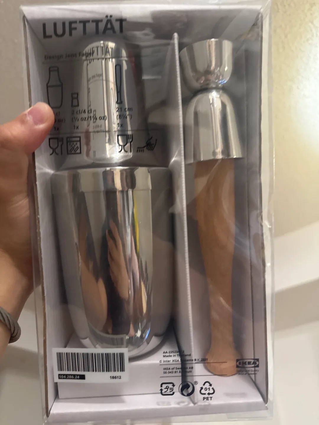 New IKEA LUFTTÄT Cocktail Shaker Set thumbnail